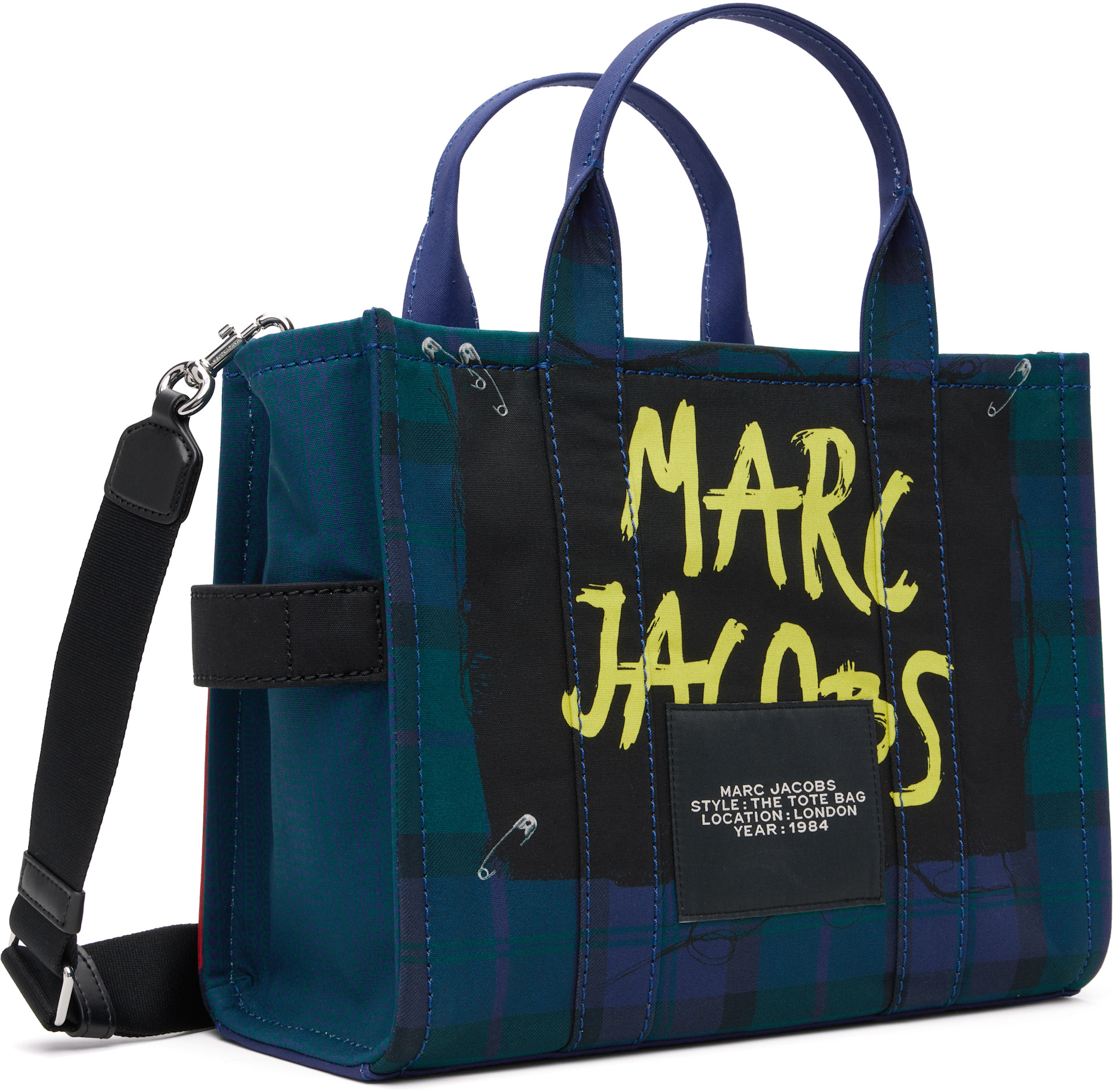 Marc Jacobs: SSENSE限定 ネイビー＆レッド 'The London' City トート