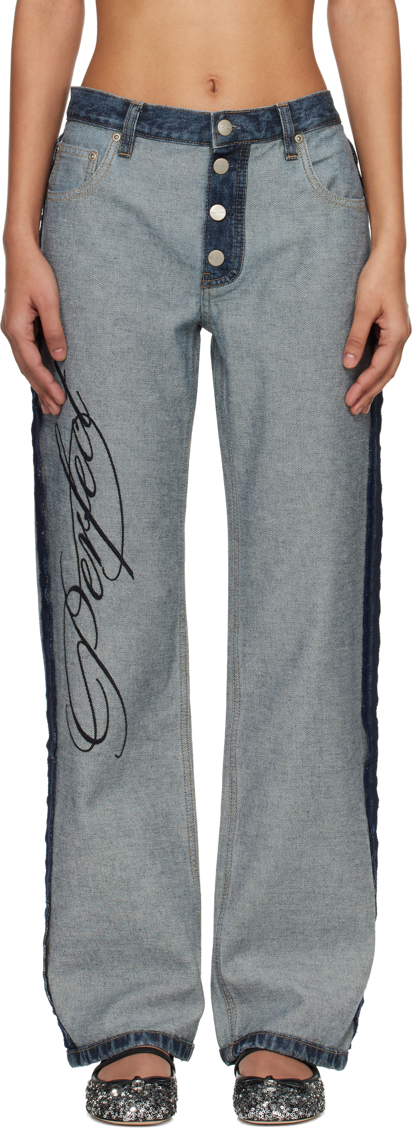 Marc Jacobs - Jean Imperfectly Perfect bleu