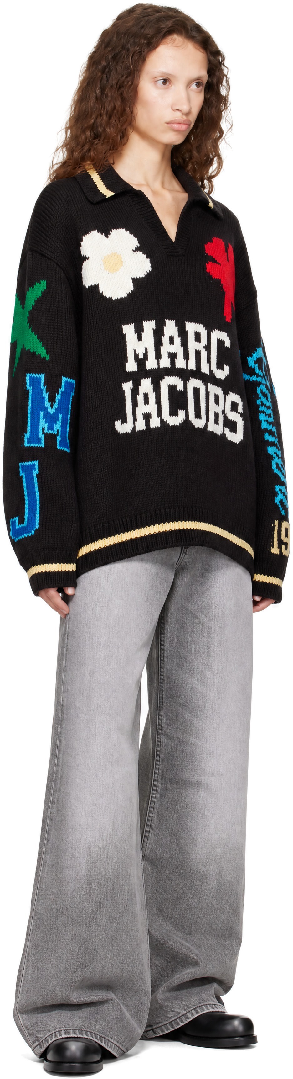 Marc Jacobs - ブラウン Varsity ニットポロシャツ