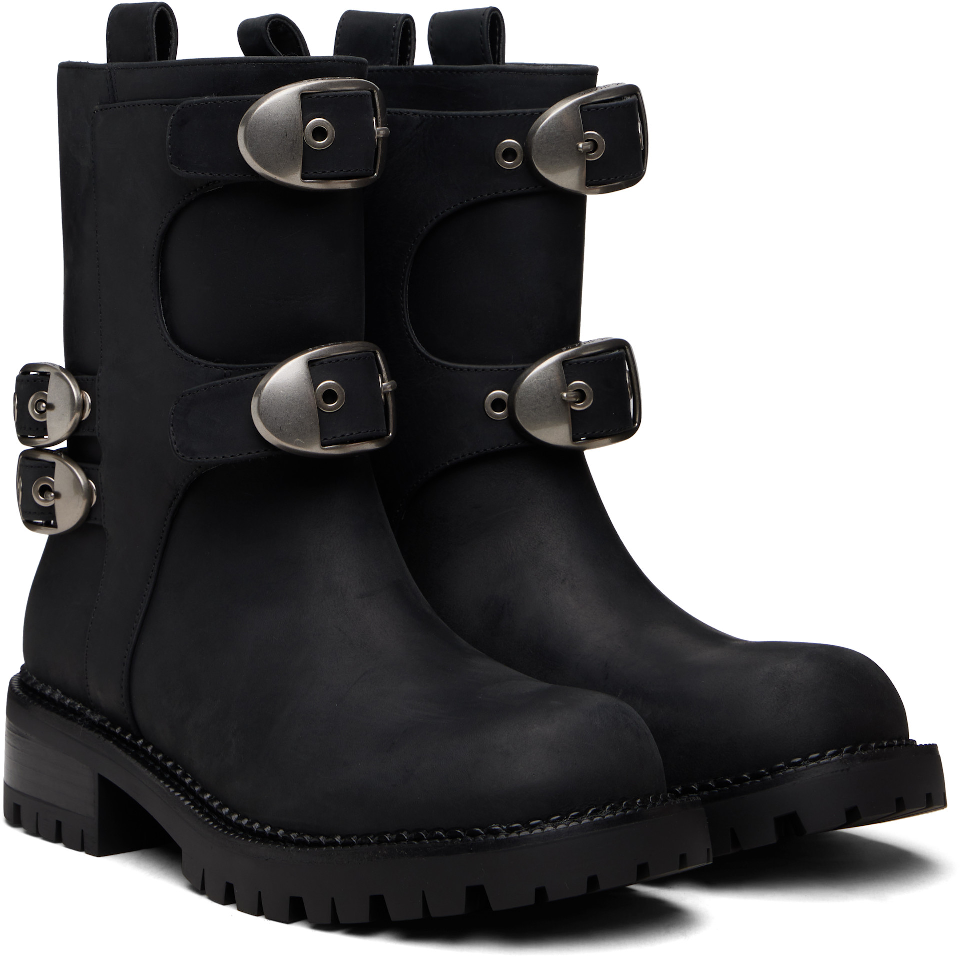 Marc Jacobs - Bottes motard Kiki noires