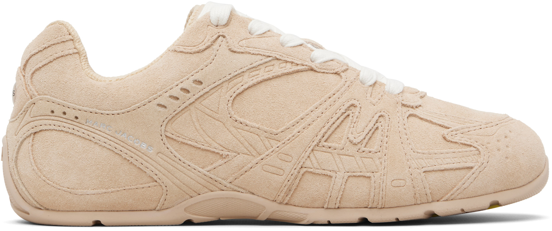 Marc Jacobs - Baskets 72 Spring beiges en suède