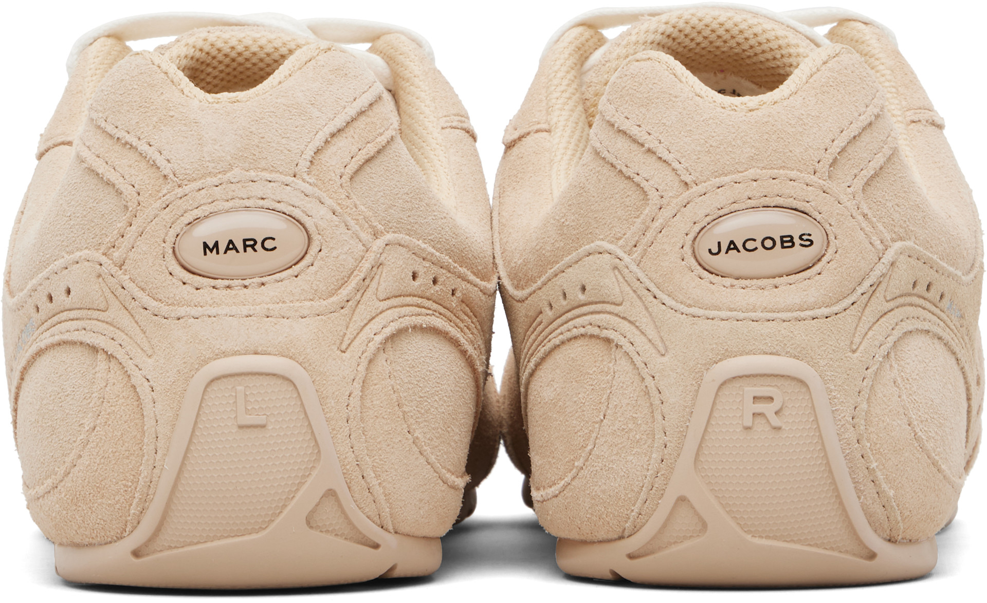 Marc Jacobs - Baskets 72 Spring beiges en suède