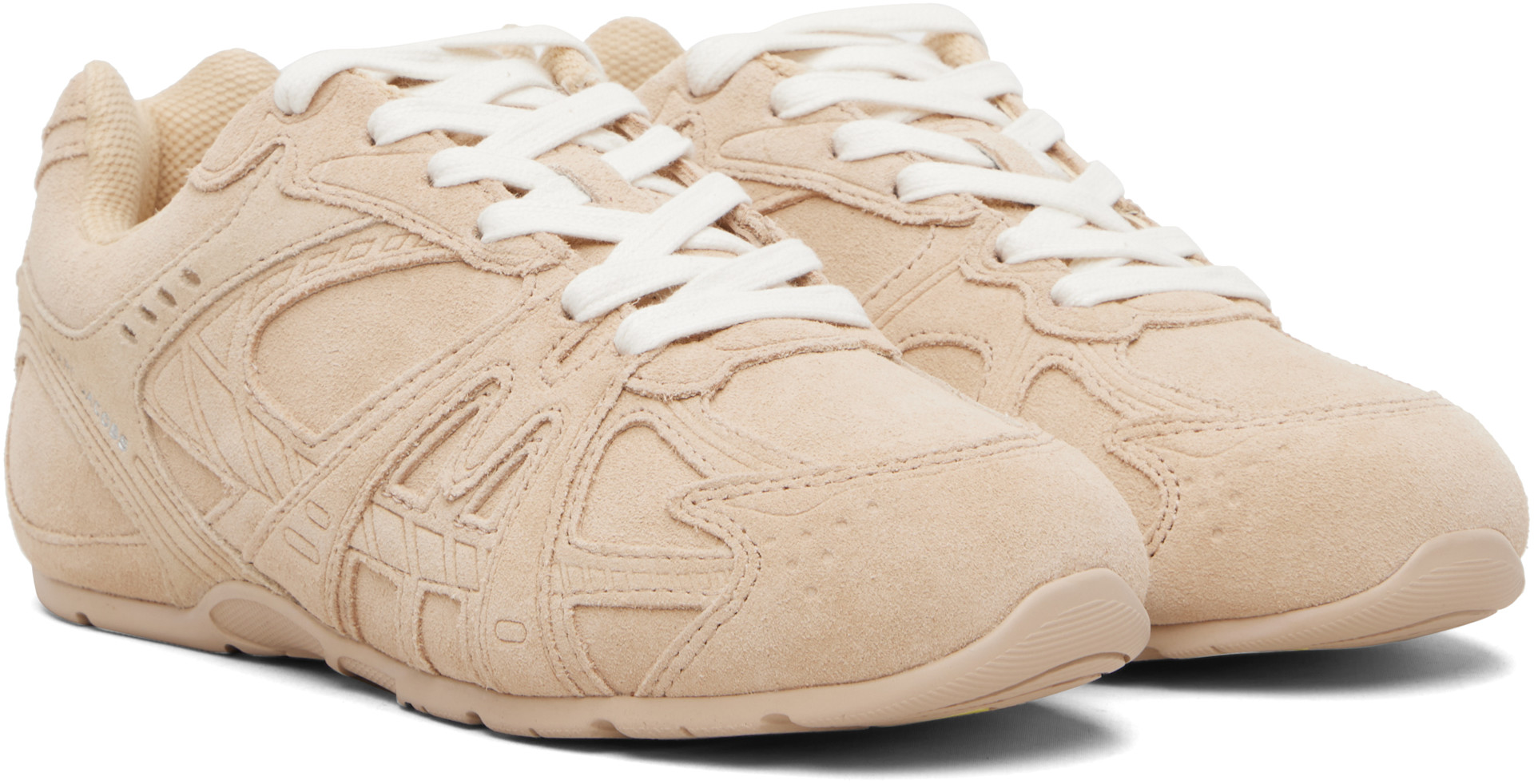 Marc Jacobs - Baskets 72 Spring beiges en suède