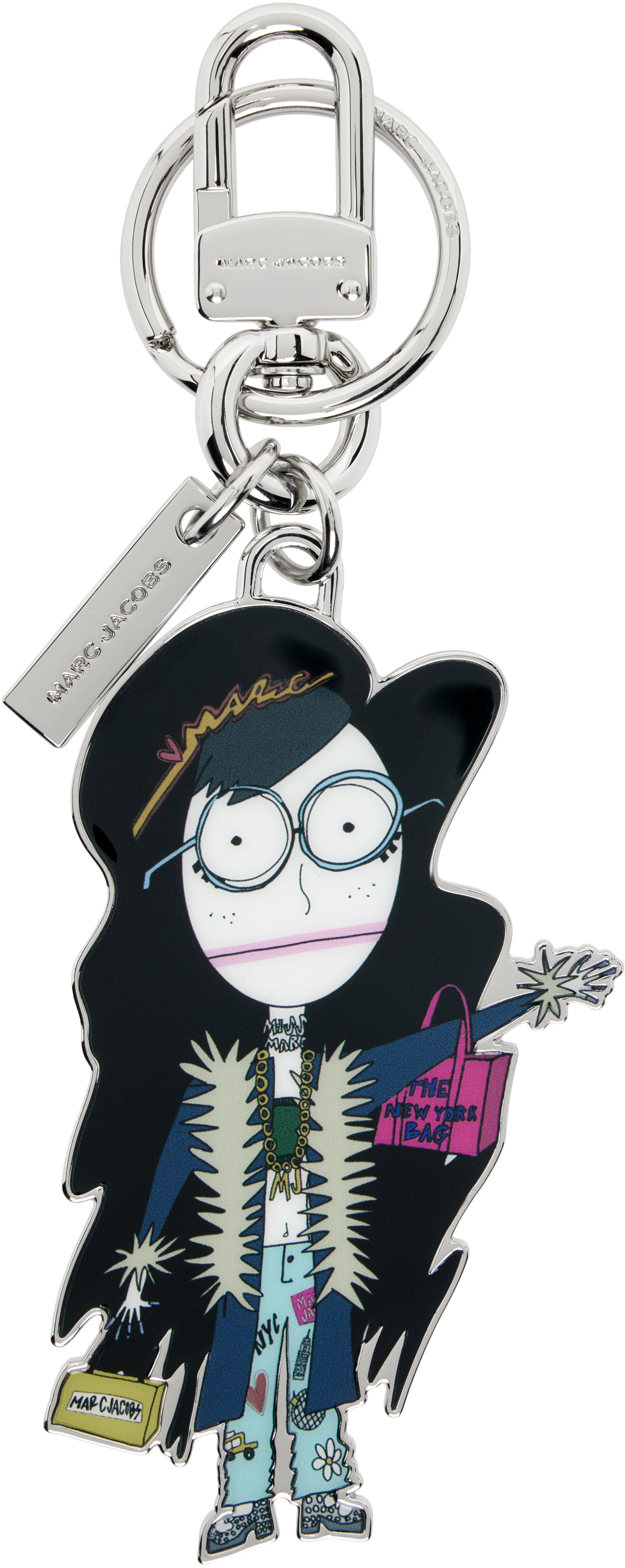 no.yah　バーディーチャーム Marc Jacobs: SSENSE限定 'The City Bag' チャーム | SSENSE 日本
