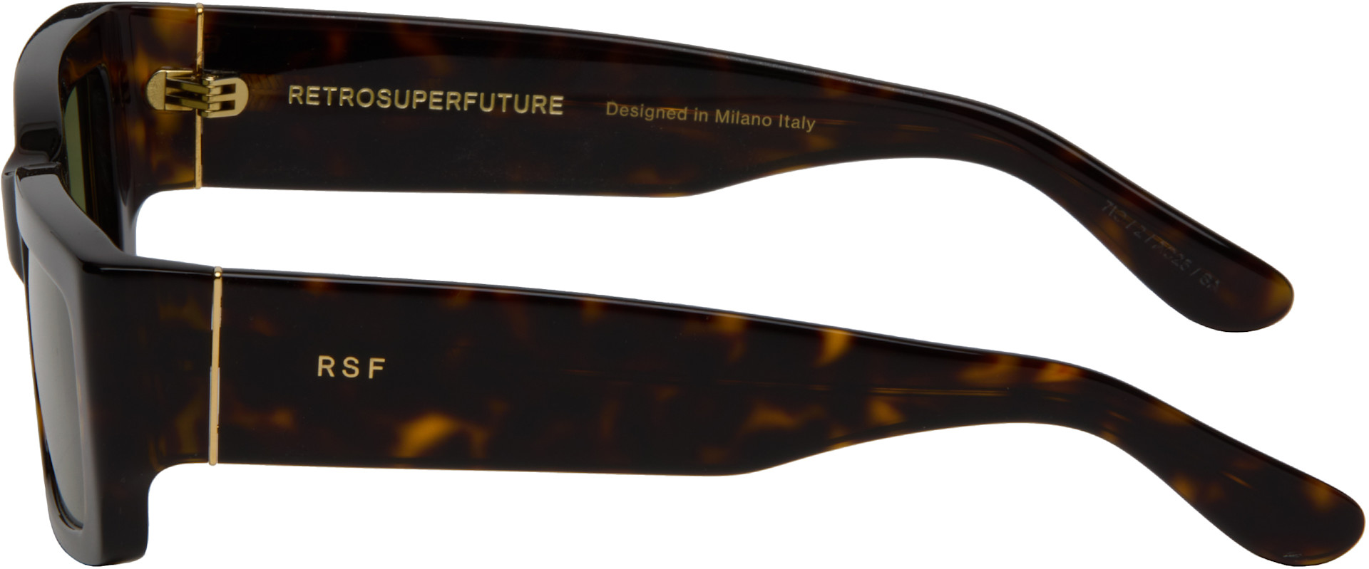 RETROSUPERFUTURE - Lunettes de soleil Notte brunes