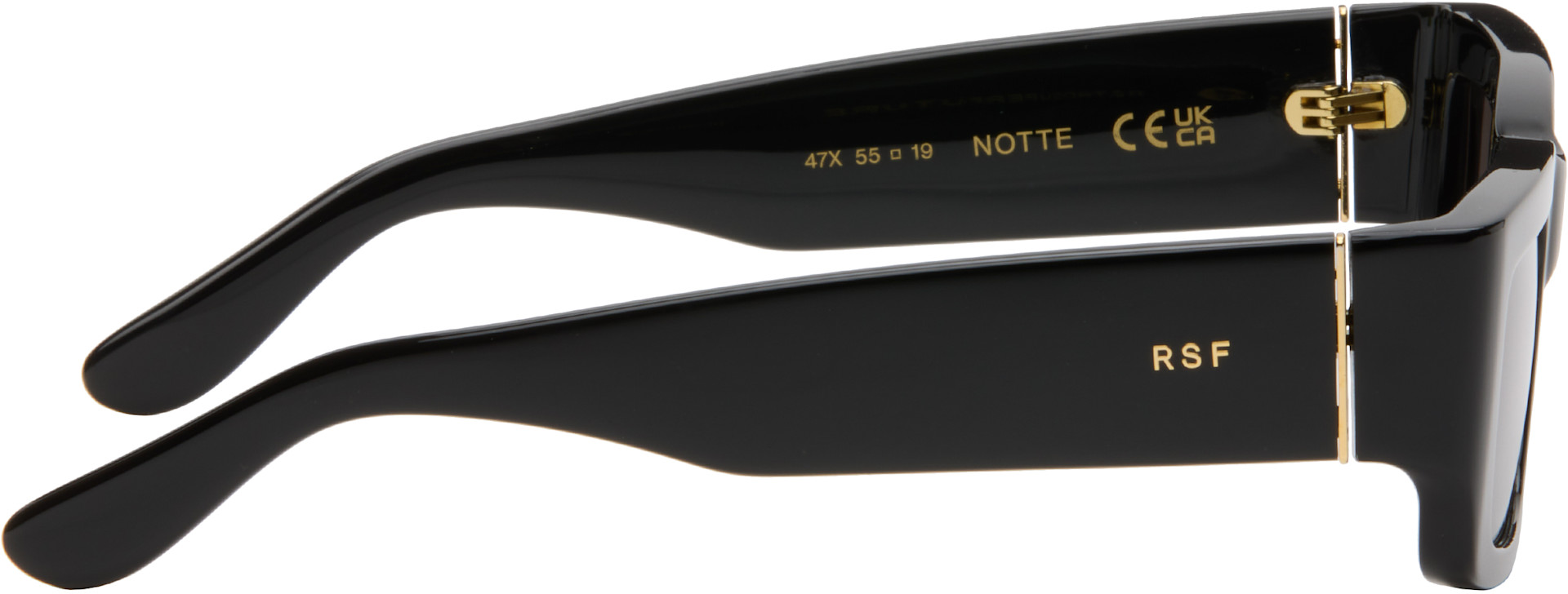 RETROSUPERFUTURE - Lunettes de soleil Notte noires