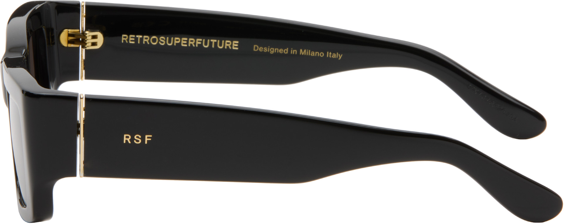 RETROSUPERFUTURE - Lunettes de soleil Notte noires