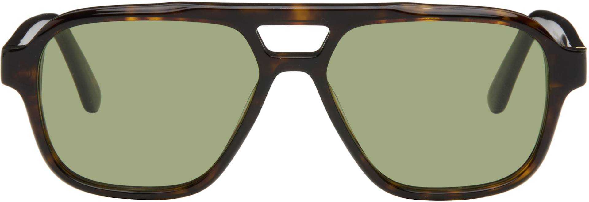 RETROSUPERFUTURE - Lunettes de soleil Maneval brunes