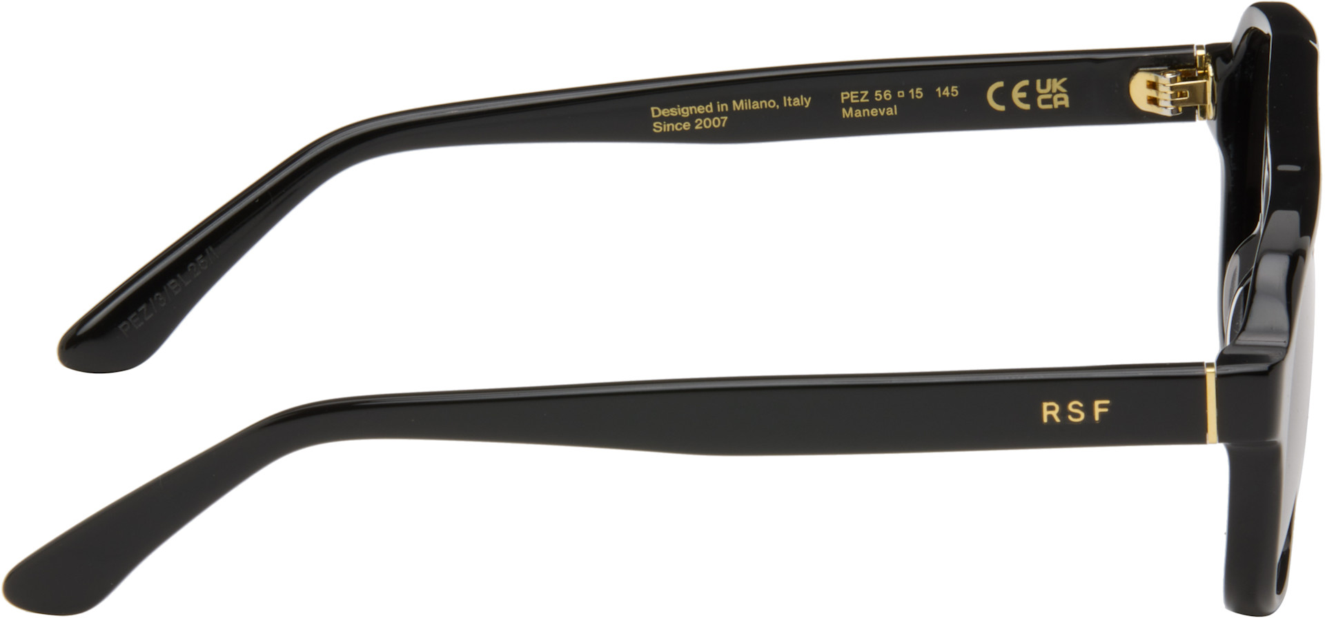 RETROSUPERFUTURE - Lunettes de soleil Maneval noires