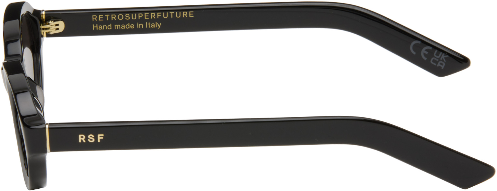 RETROSUPERFUTURE - Black Parola Sunglasses