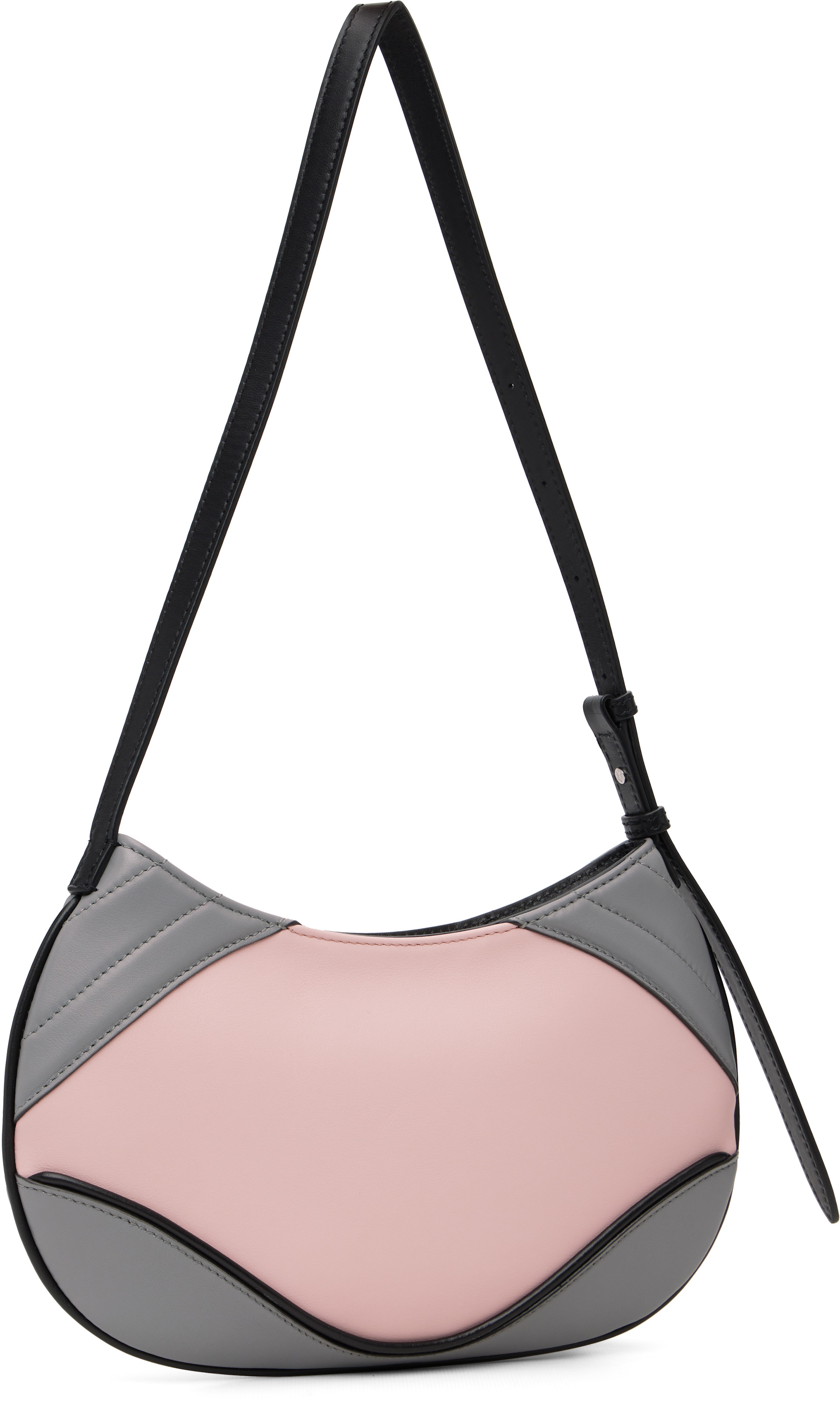 Casablanca: Pink Slim Biker Bag | SSENSE