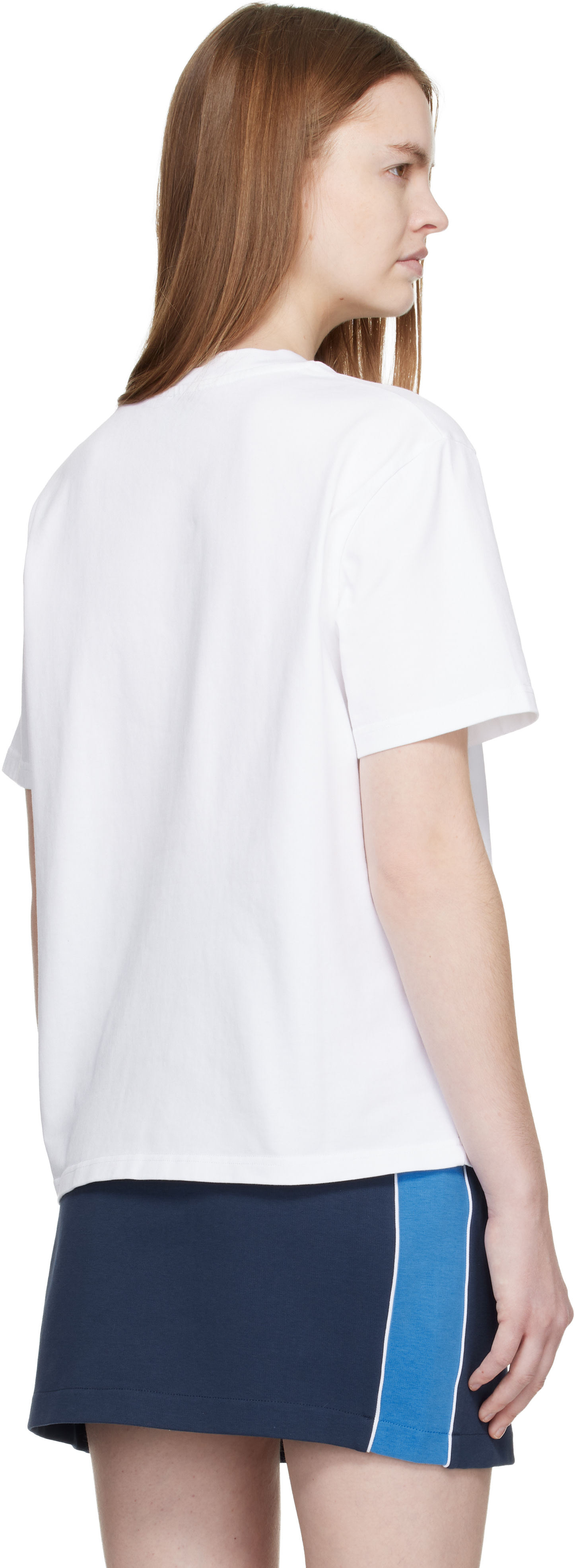 Casablanca TENNIS CLUB 半袖ニット（新品未使用・タグ付き） Casablanca: ホワイト Tennis Club Icon 半袖Tシャツ | SSENSE 日本
