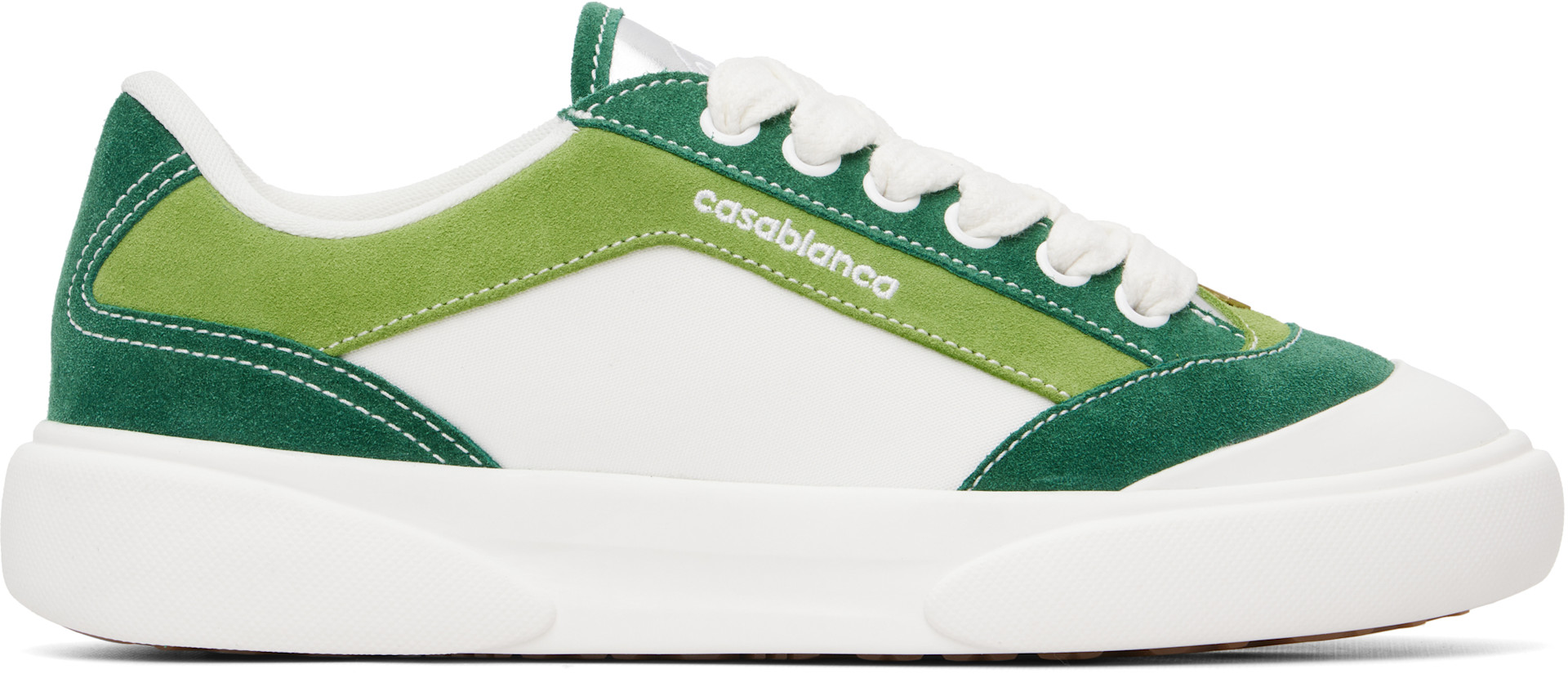 Casablanca - Baskets Del Mar blanc et vert