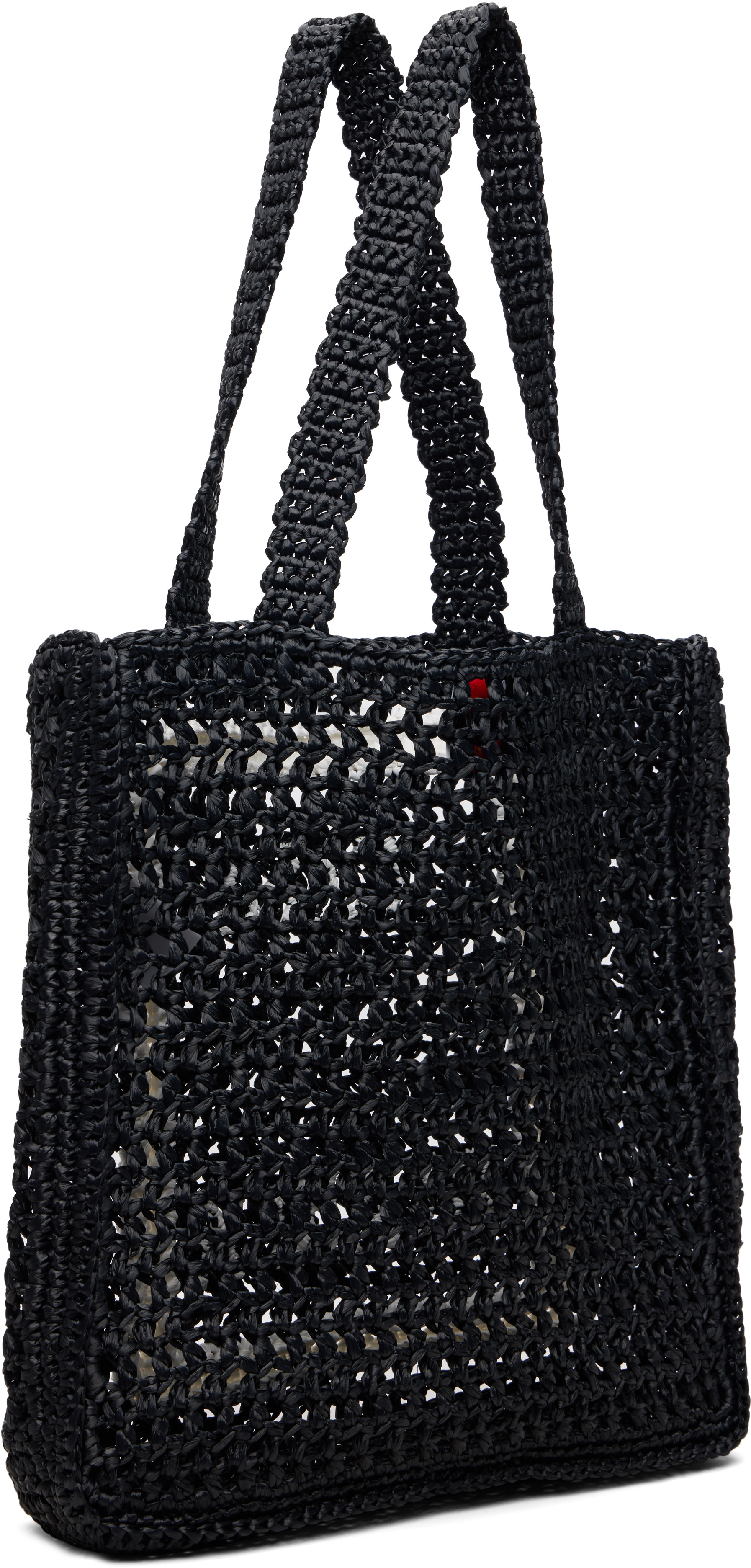 Casablanca - Cabas tissé noir