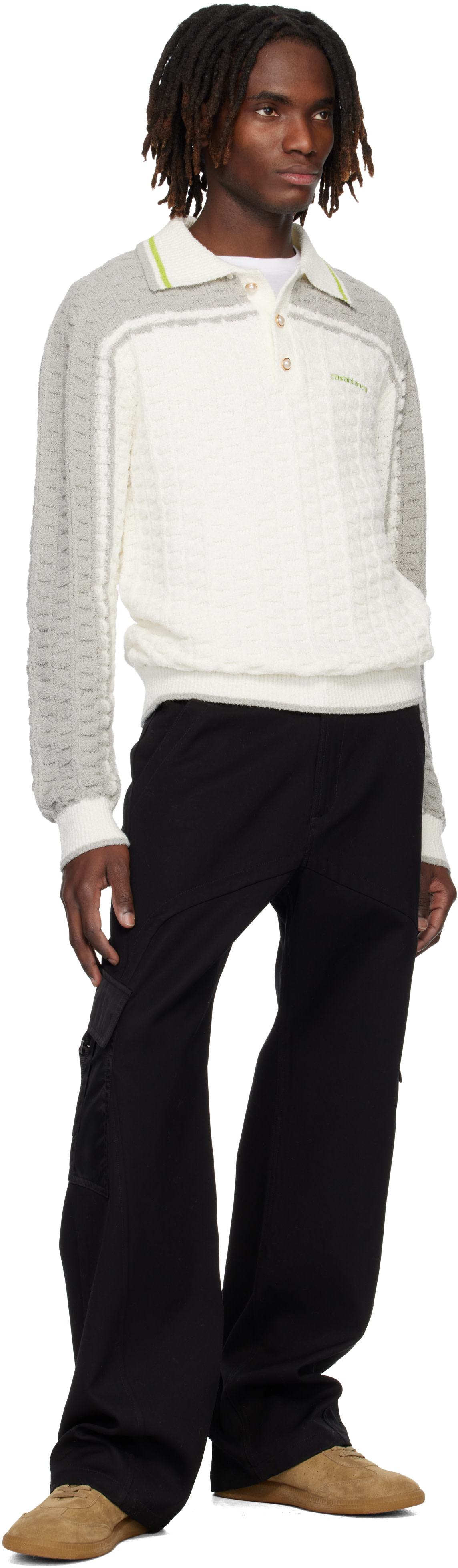 Casablanca - Black Paneled Cargo Pants