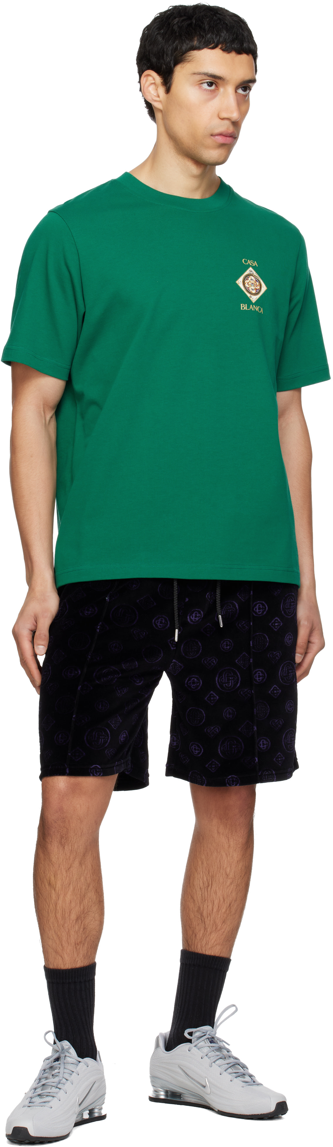 Casablanca: Green Plafond Orne De Musique Short Sleeve T-shirt