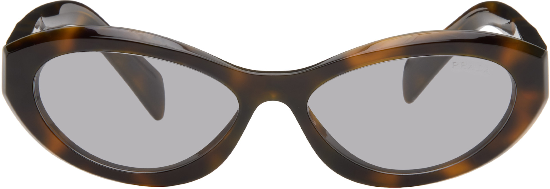 Prada Eyewear - ブラウン 'Prada Symbole' サングラス