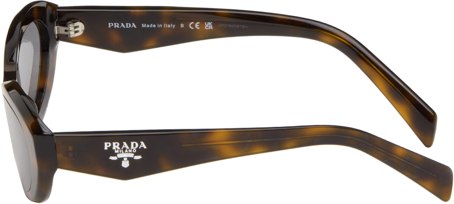 Prada Eyewear - ブラウン 'Prada Symbole' サングラス