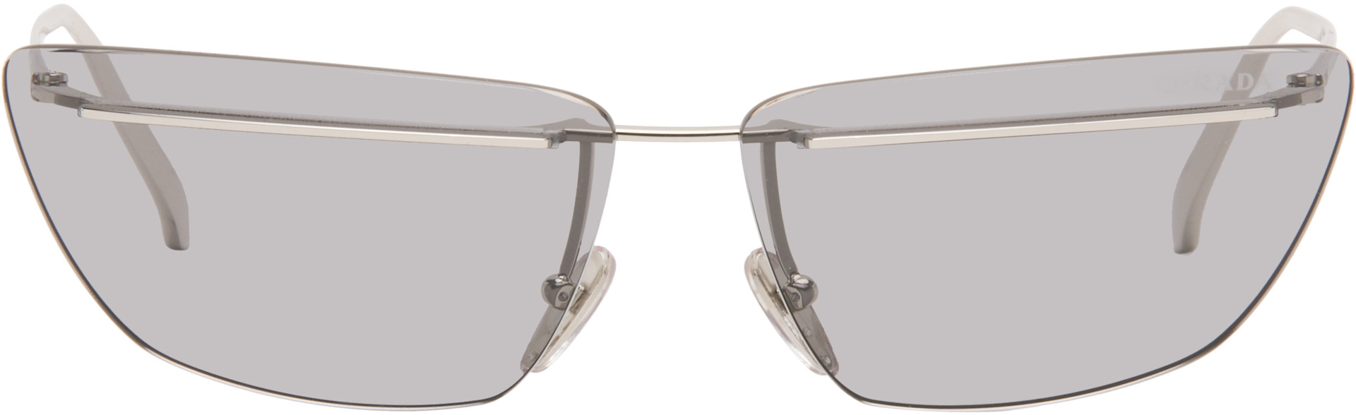 Prada Eyewear - Lunettes de soleil PR C52S grises
