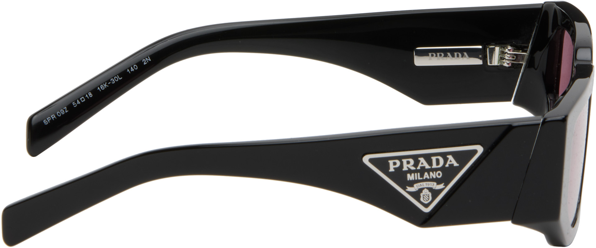 Prada Eyewear: ブラック PR 09ZS サングラス | SSENSE 日本
