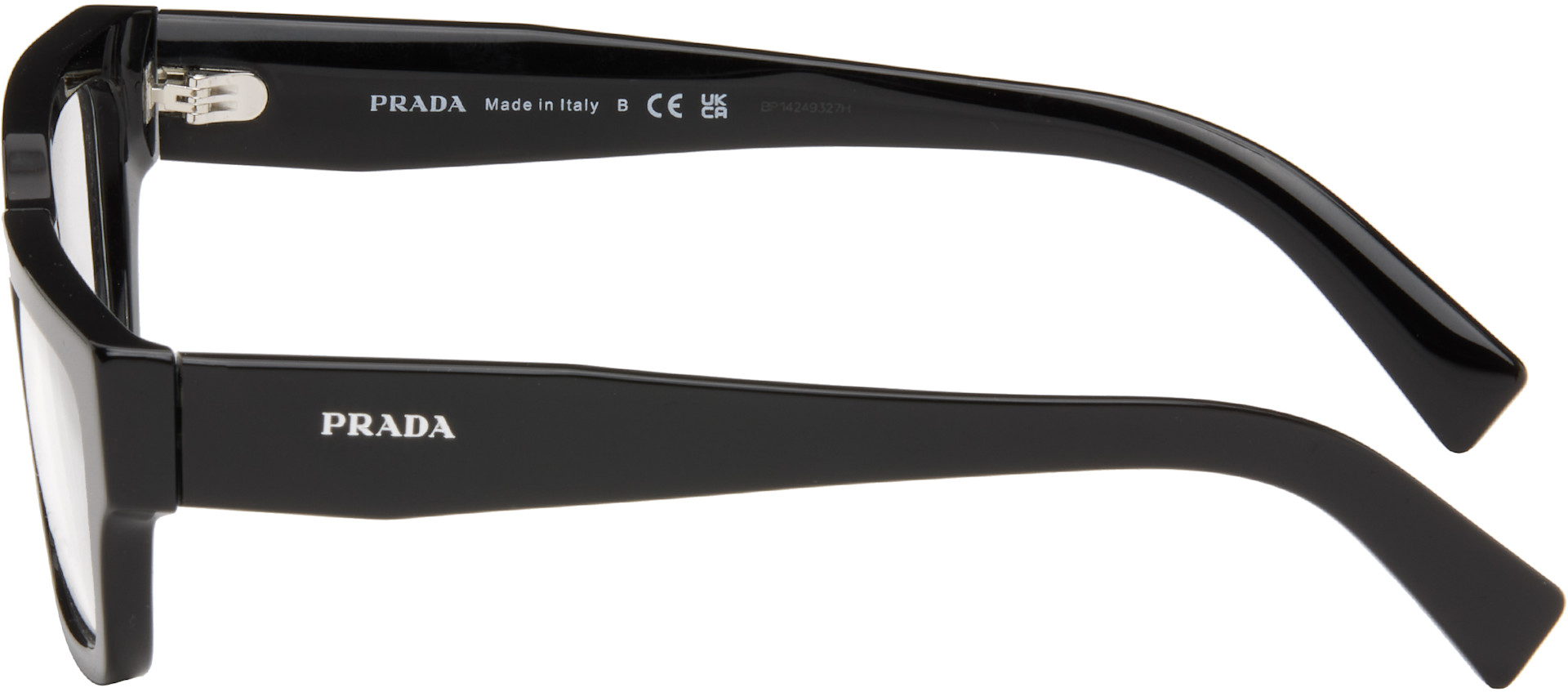 Prada Eyewear - ブラック スクエアメガネ