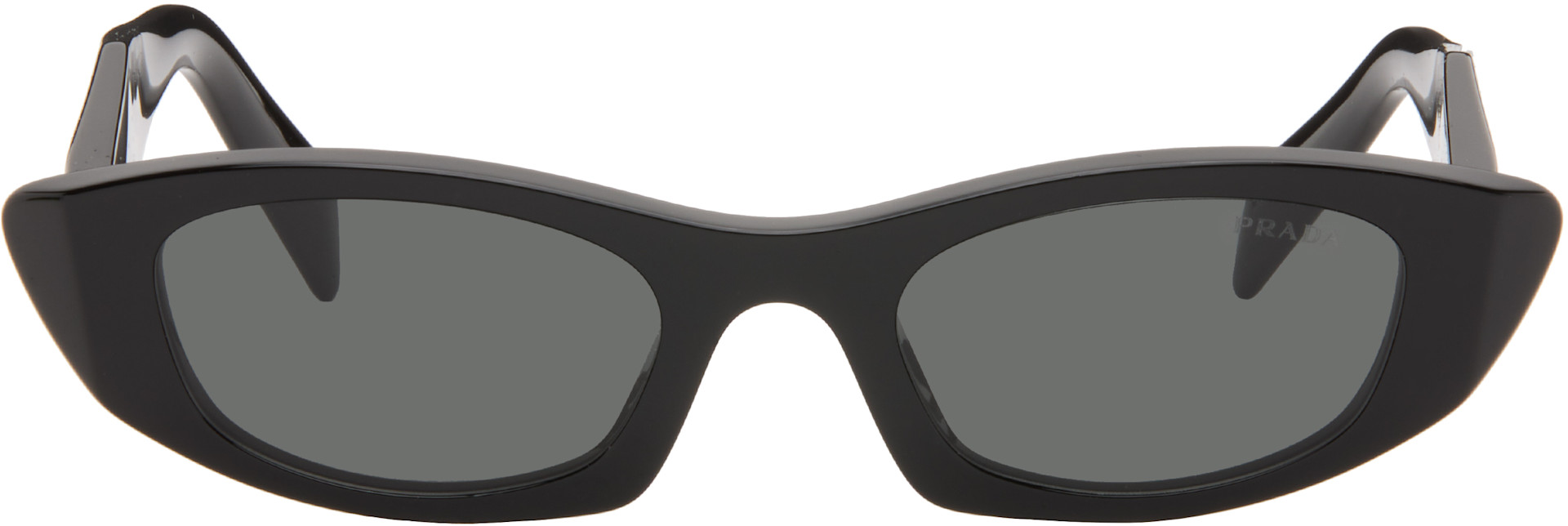 Prada Eyewear - 블랙 프라다 심볼 선글라스