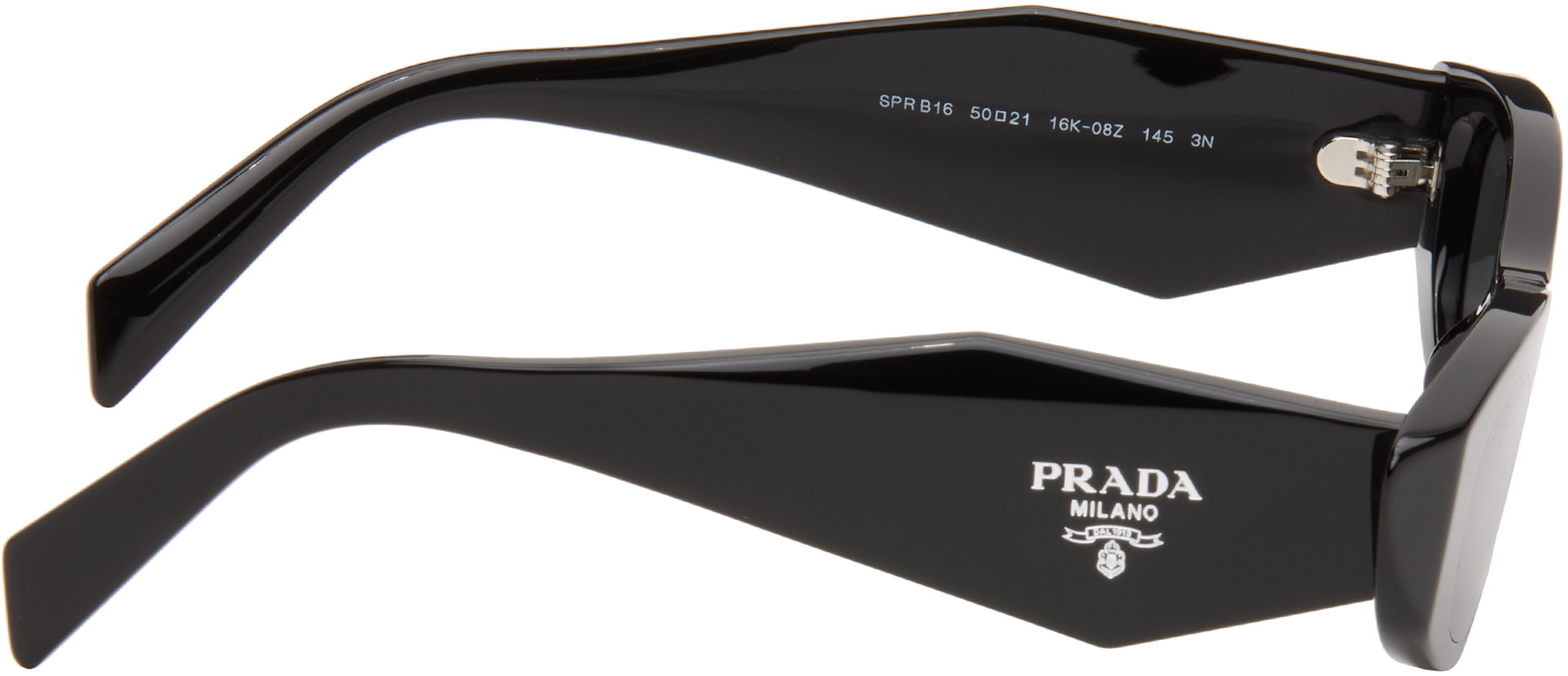 Prada Eyewear - 블랙 프라다 심볼 선글라스