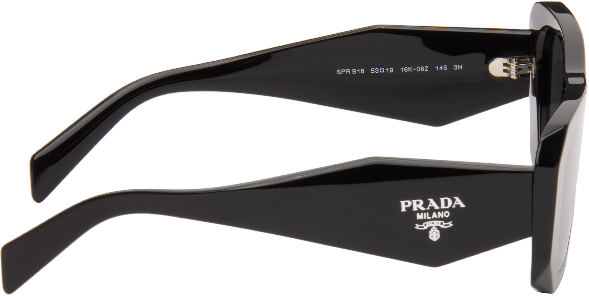 Prada Eyewear - 블랙 프라다 심볼 선글라스
