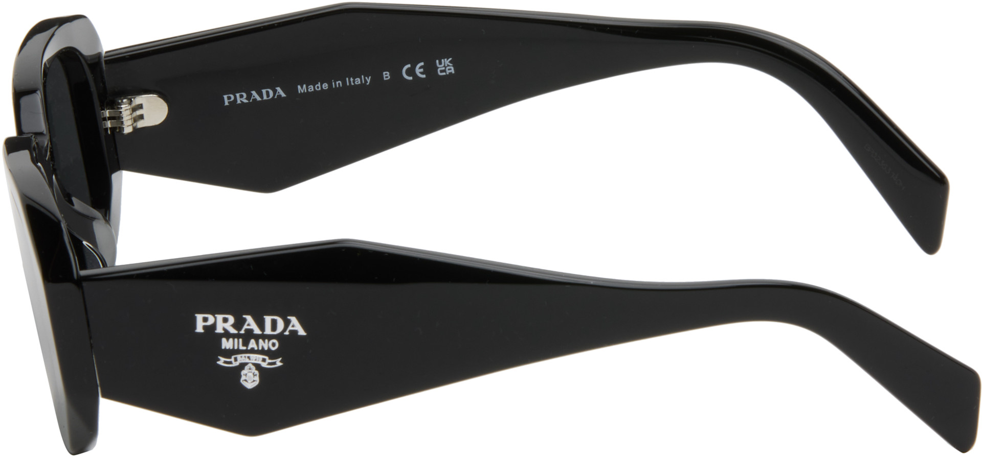 Prada Eyewear - Black 'Prada Symbole' Sunglasses