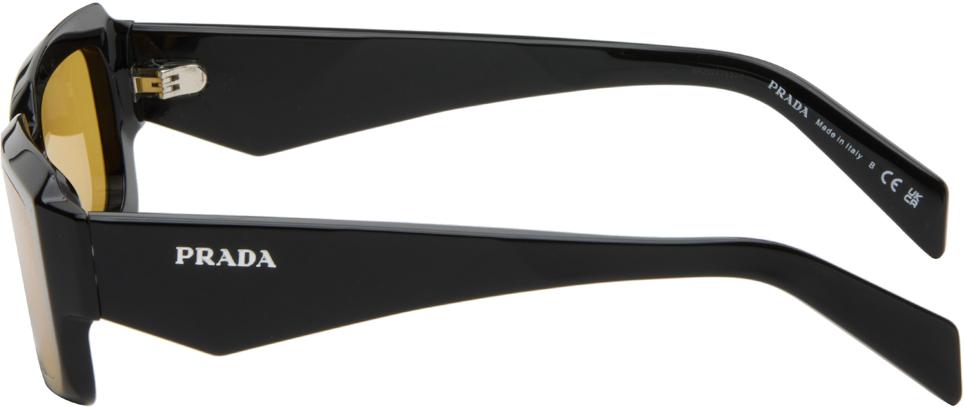 Prada Eyewear: ブラック PR 27ZS サングラス | SSENSE 日本