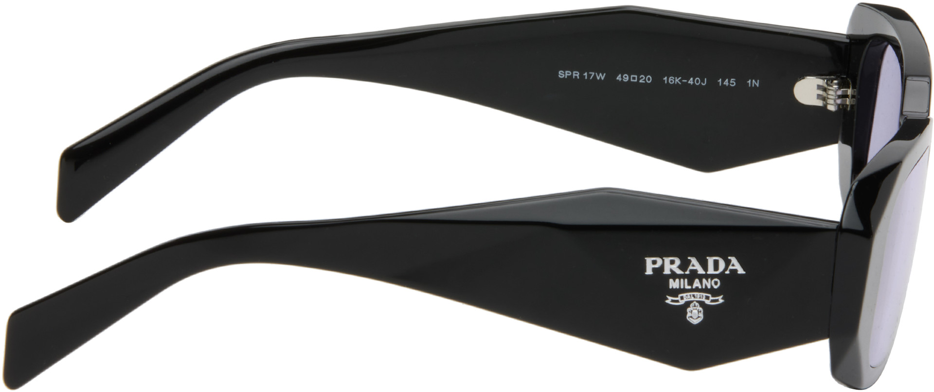 Prada Eyewear - Black 'Prada Symbole' Sunglasses
