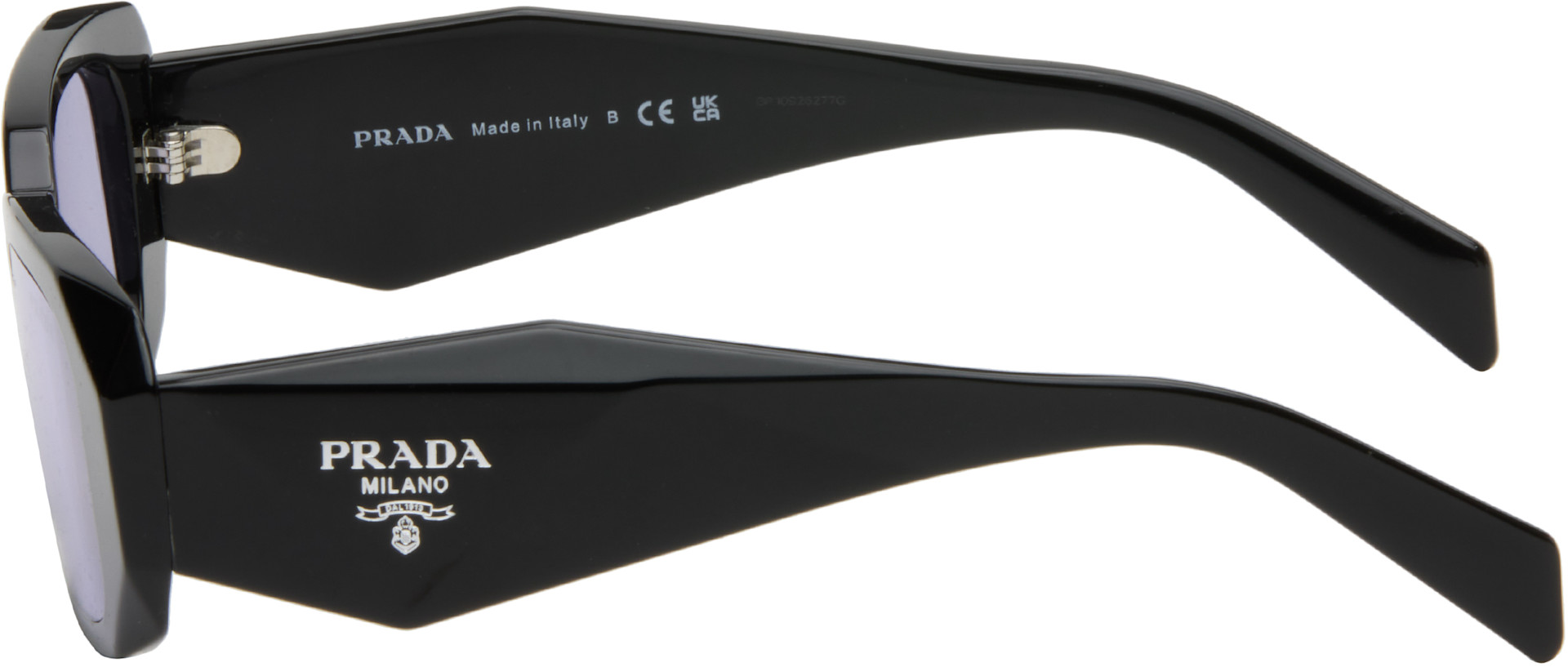 Prada Eyewear - Black 'Prada Symbole' Sunglasses