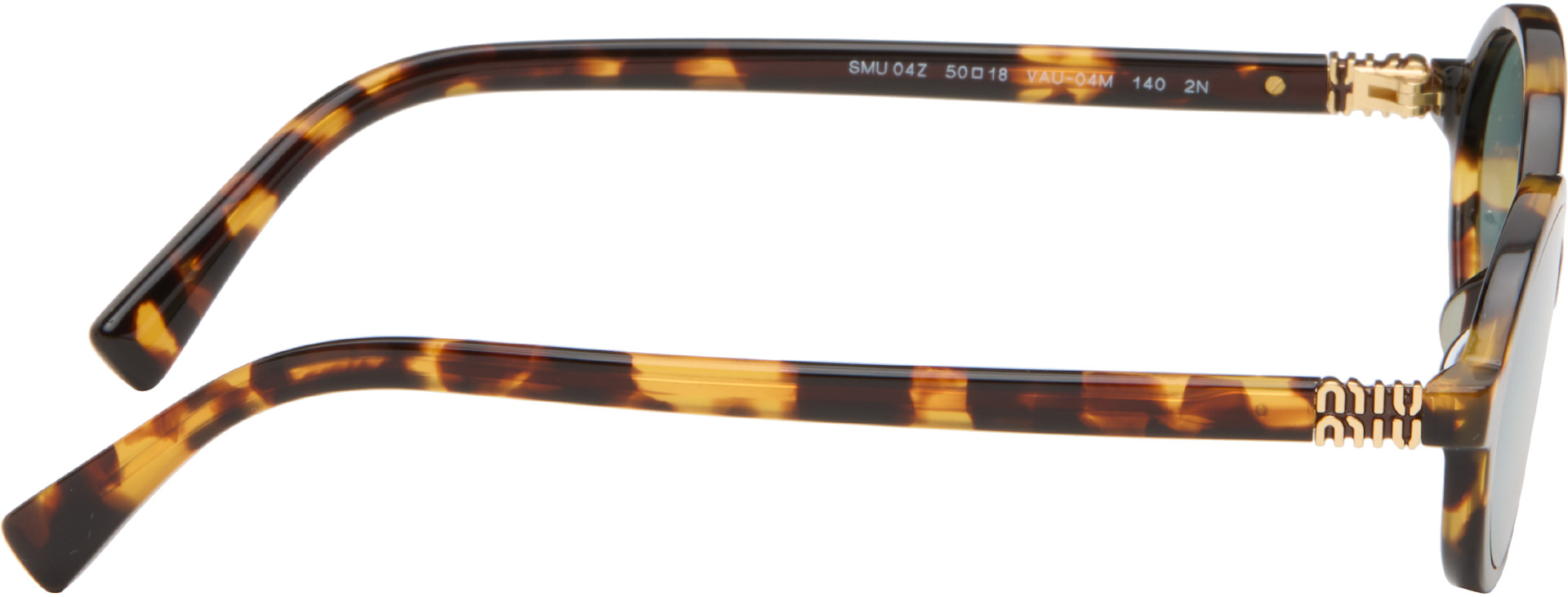Miu Miu Eyewear: ブラウン 