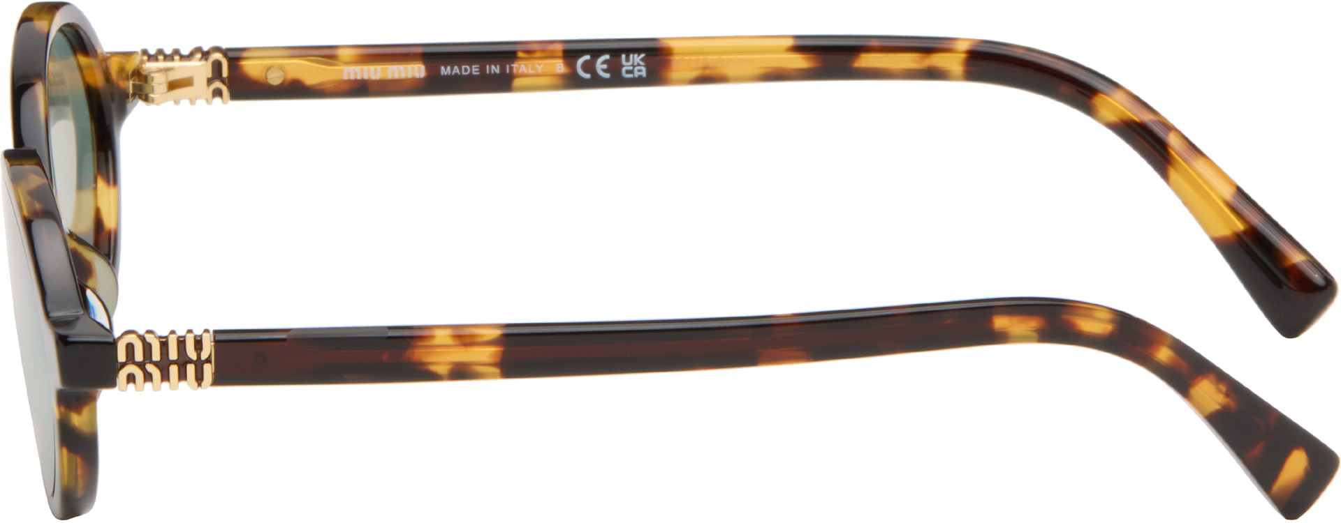 Miu Miu Eyewear: ブラウン 