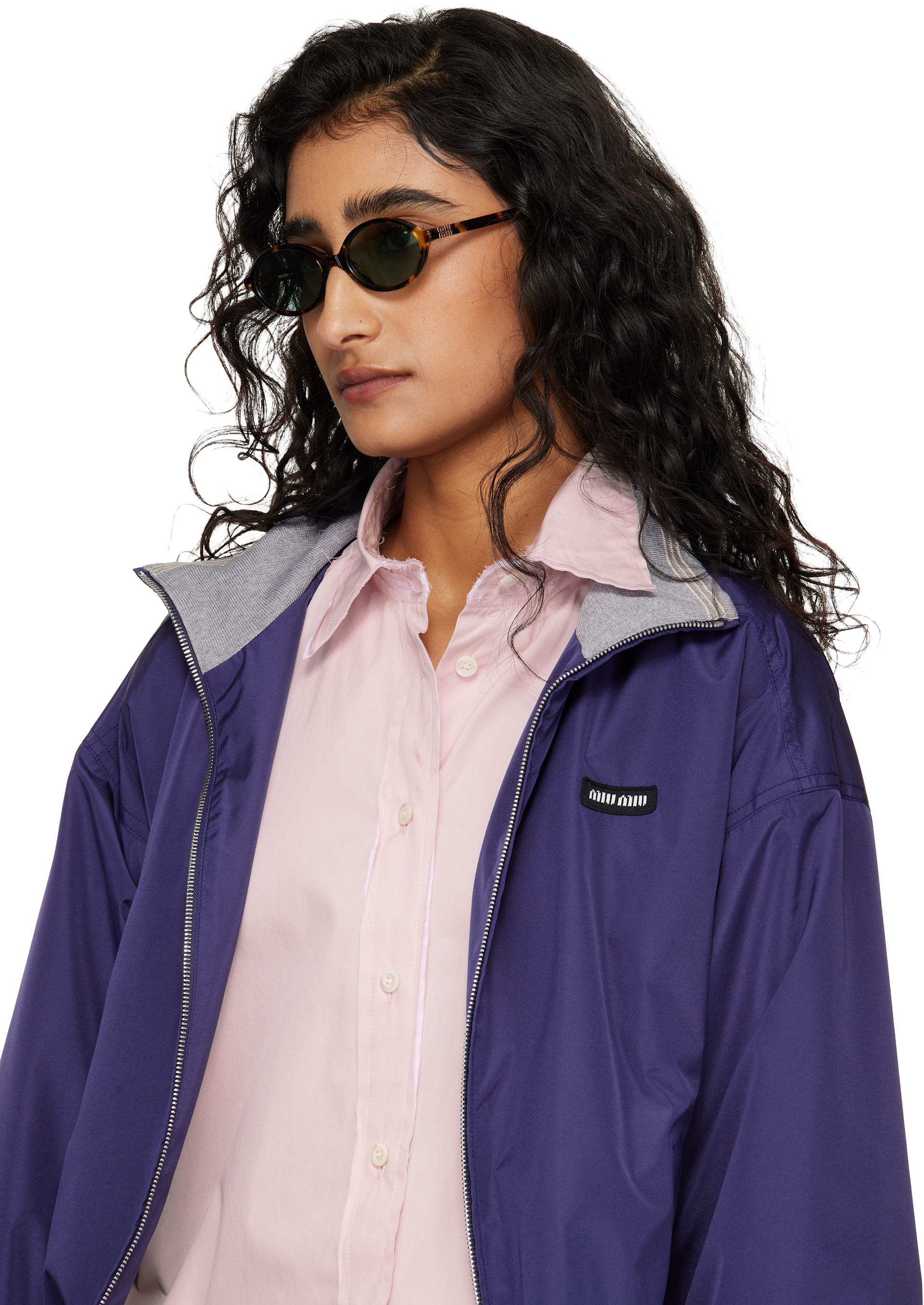 Miu Miu Eyewear: ブラウン 