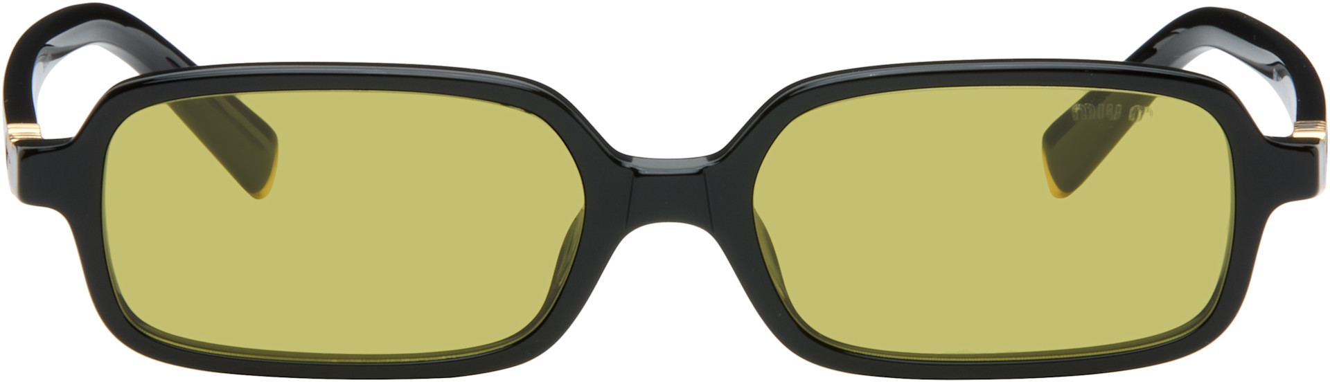 Miu Miu Eyewear: Black Miu Regard Sunglasses | SSENSE