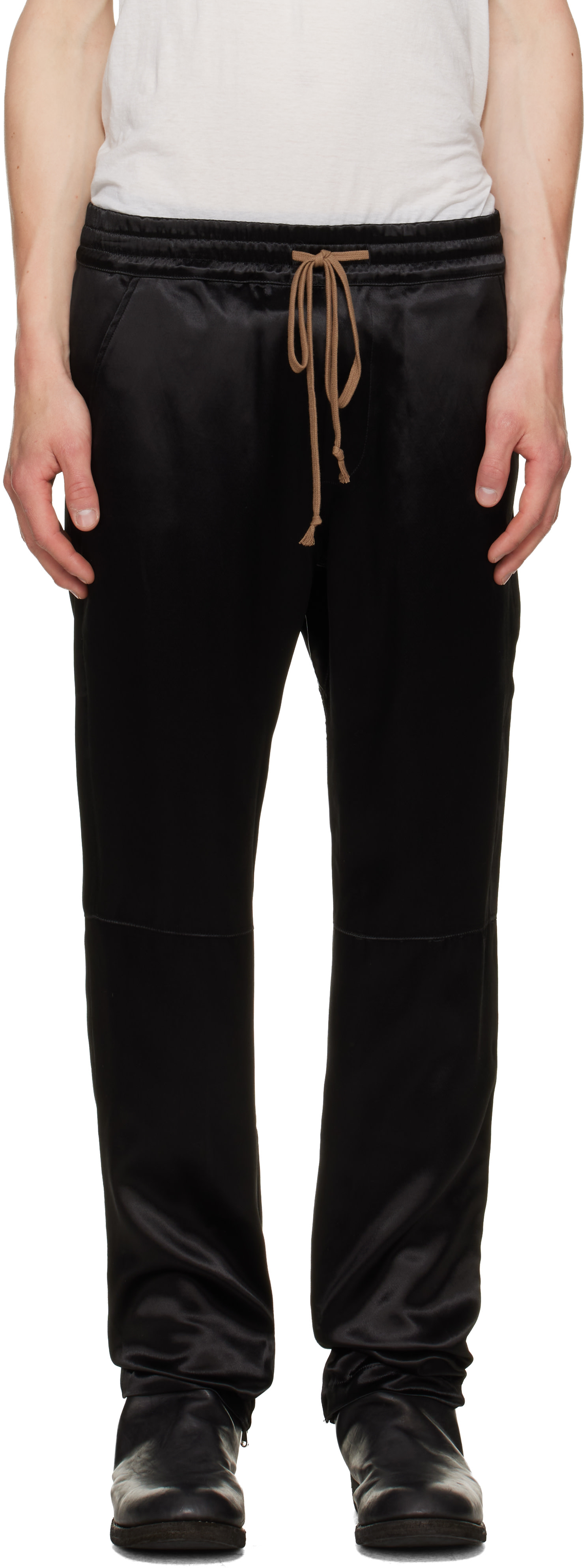 JKEEFER - Pantalon motard noir