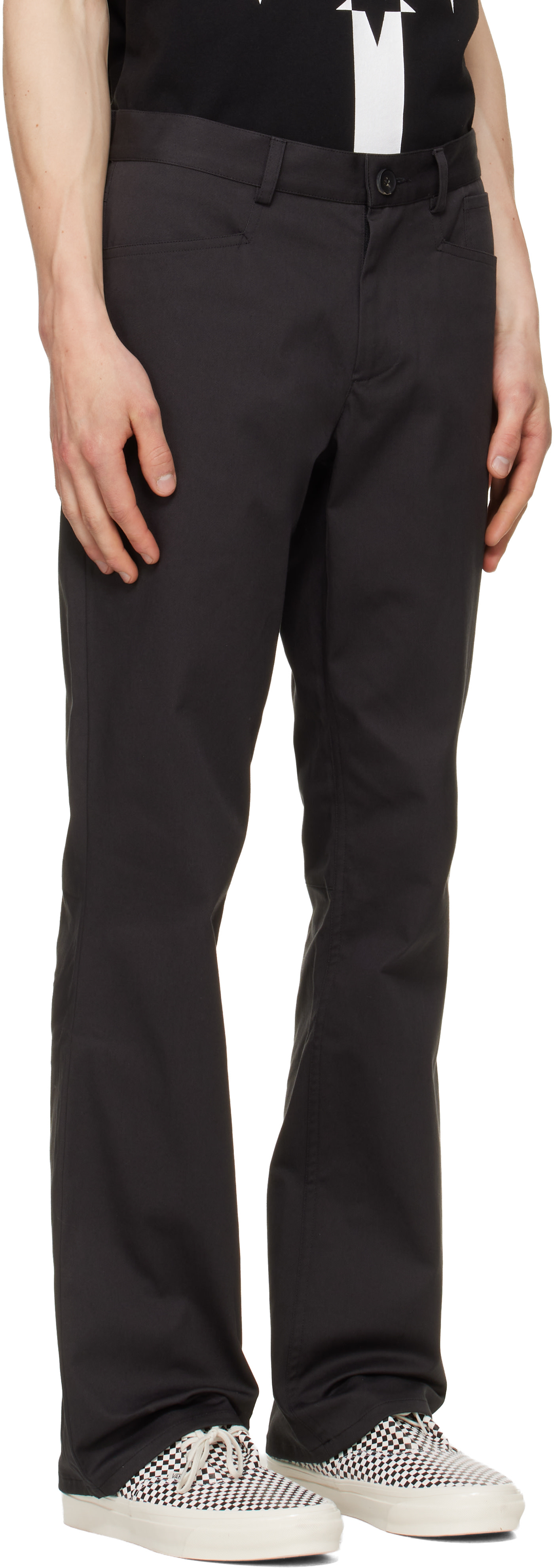 JKEEFER - Pantalon semi-évasé Corey gris