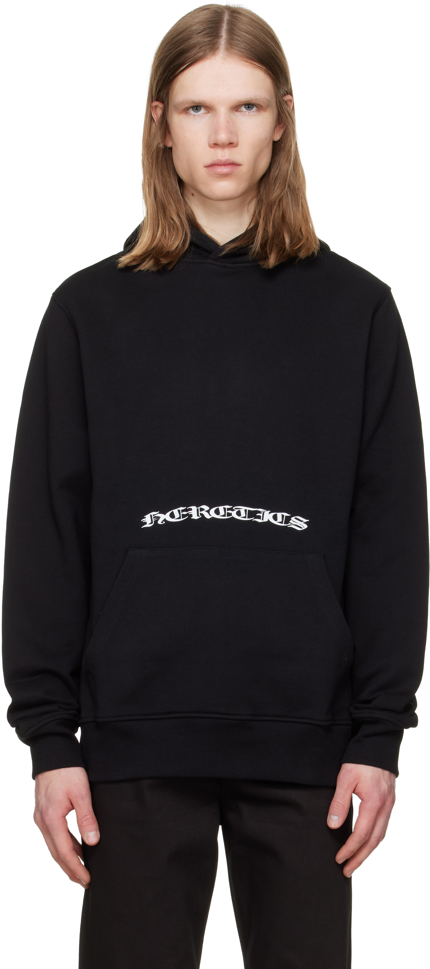 JKEEFER - Pull à capuche Heretics Flag noir