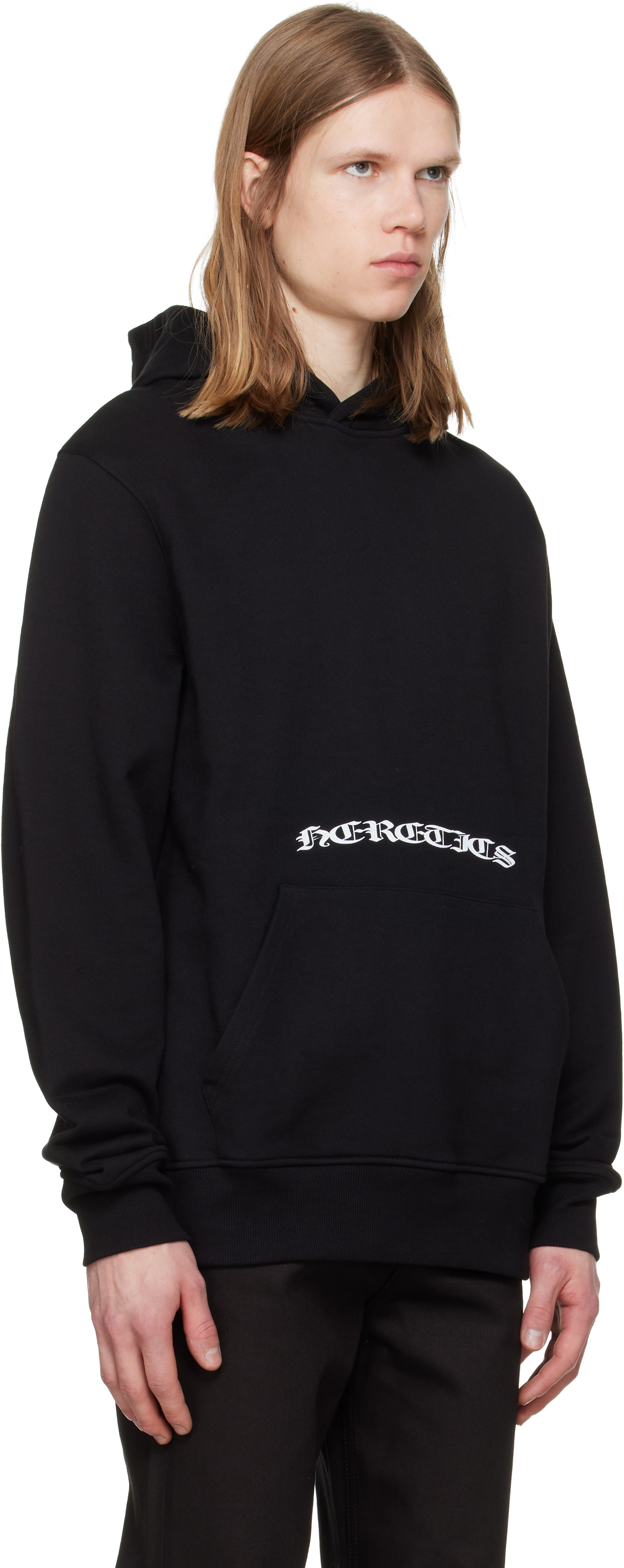 JKEEFER - Pull à capuche Heretics Flag noir
