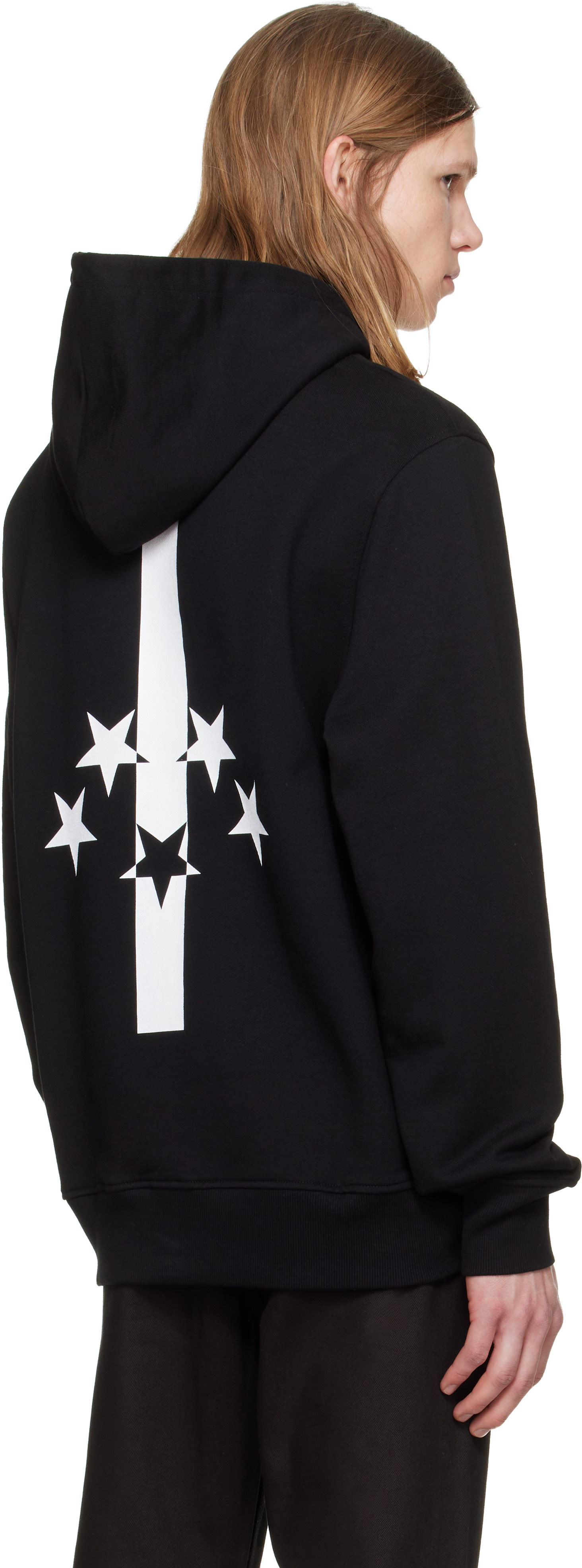 JKEEFER - Pull à capuche Heretics Flag noir