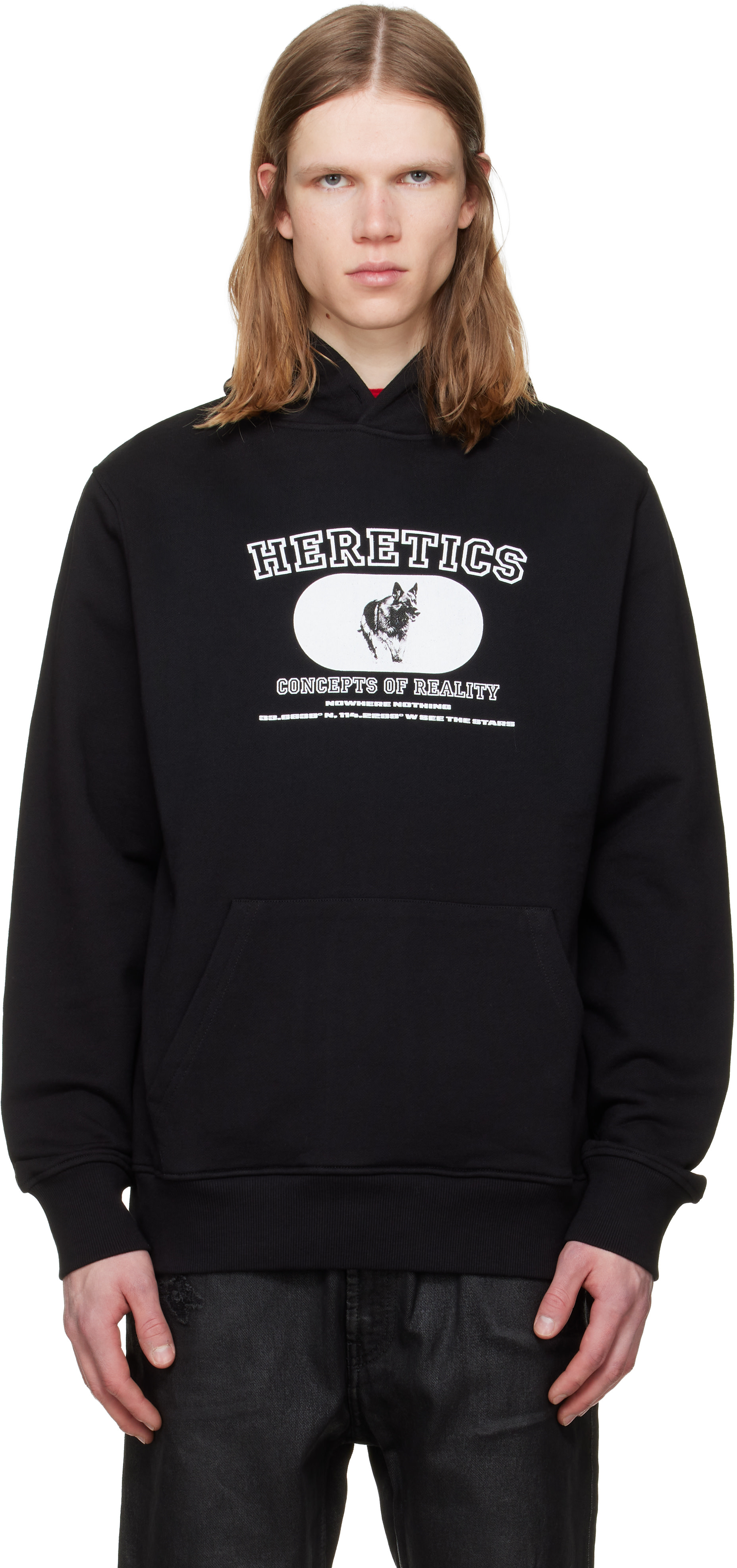 JKEEFER - Pull à capuche 'Concepts' Heretics noir