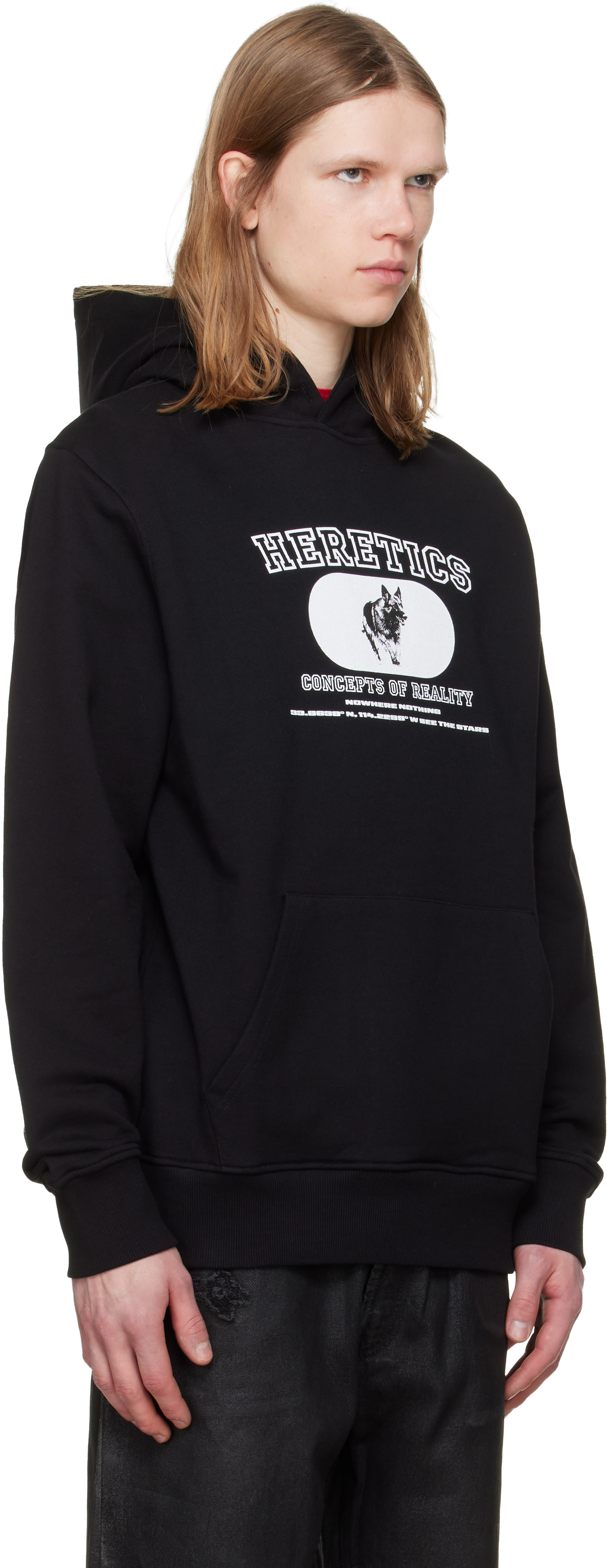 JKEEFER - Pull à capuche 'Concepts' Heretics noir