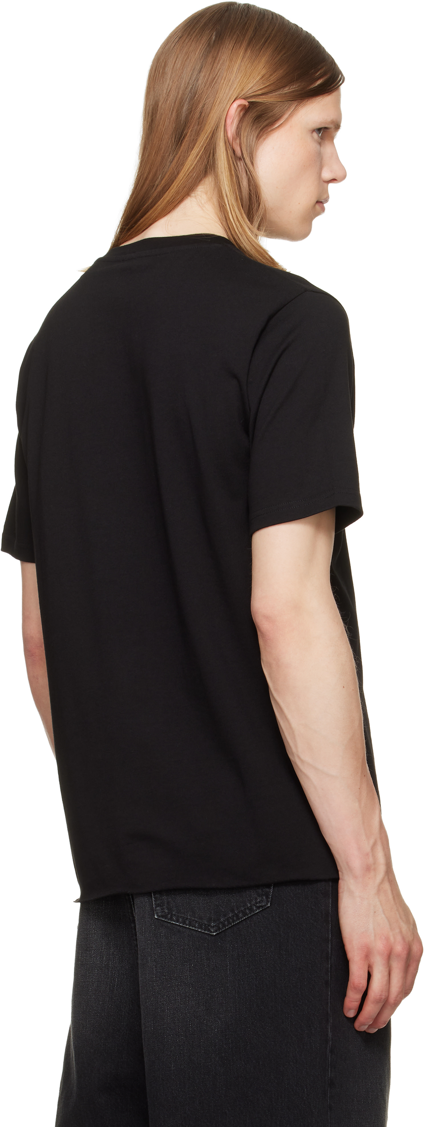 JKEEFER: Black 'Concepts of Reality' T-shirt | SSENSE
