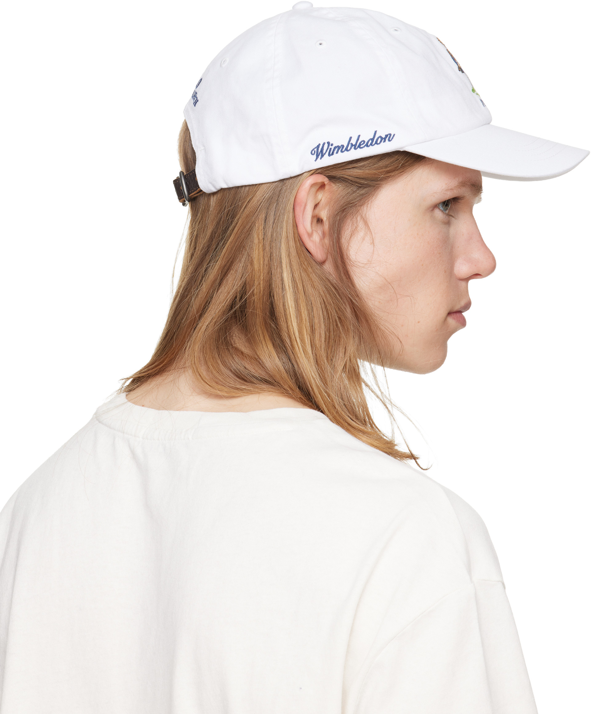 さー様ラルフローレン　Polo ベア ツイル ボール キャップ　ホワイト 最新 Polo Ralph Lauren: ホワイト Polo ベア ツイル ベースボールキャップ