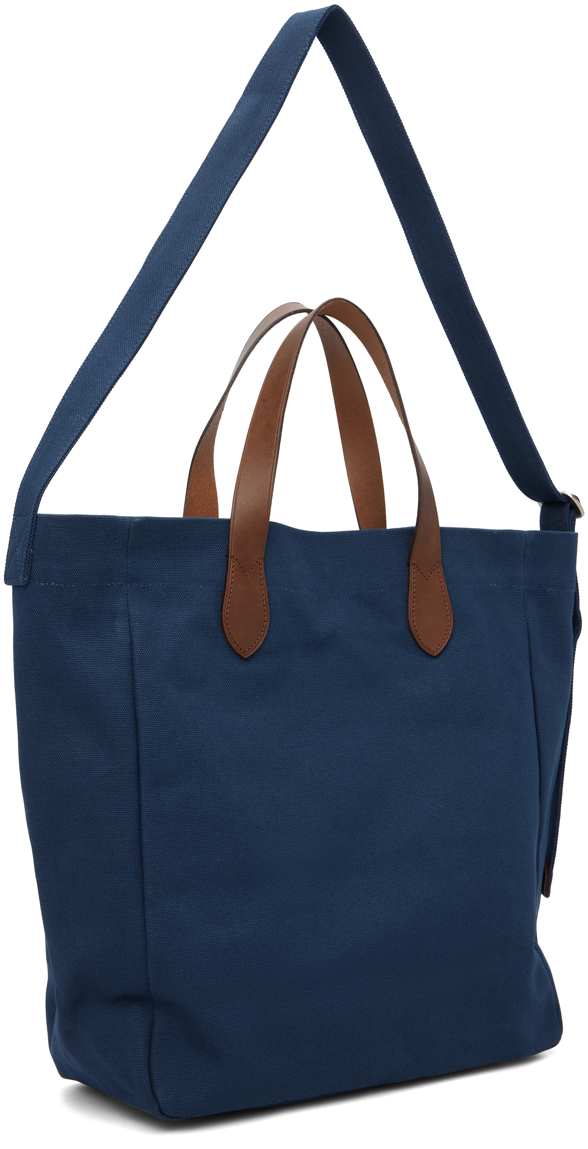 Polo Ralph Lauren: ネイビー Shopper Polo ベア キャンバス トート