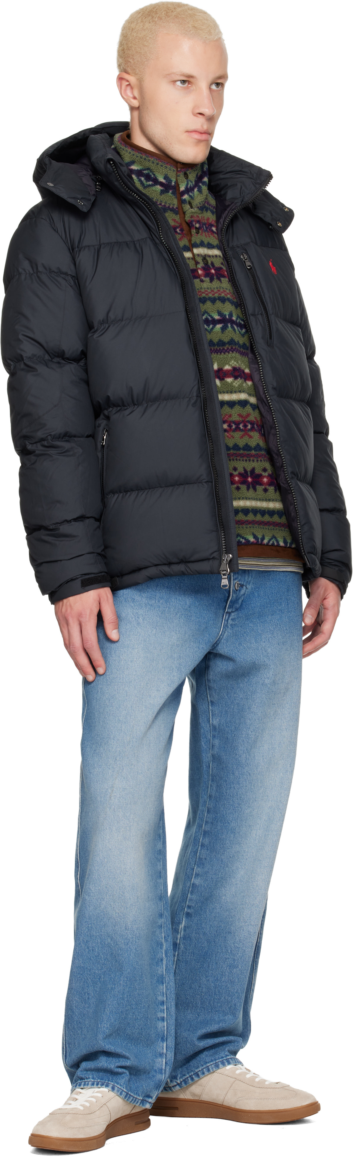 Ralph Lauren ラルフローレン ブラック ダウンS Gorham Polo Ralph Lauren: Black 'The Gorham' Down Jacket | SSENSE