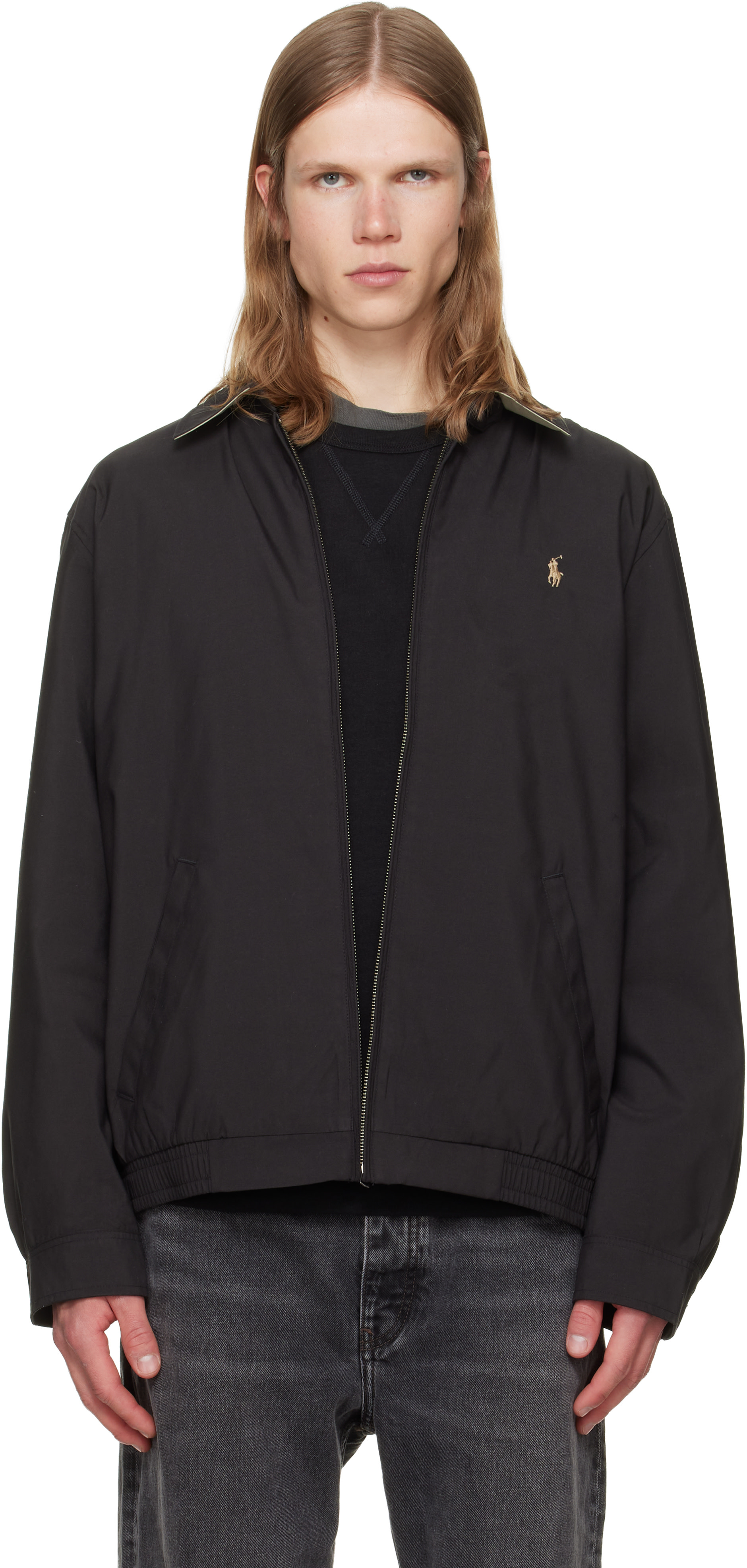 K*Ｔ様 Polo byRalph Lauren スイングトップ ブラック サイ Polo Ralph Lauren: ブラック バイスイング ジャケット | SSENSE 日本