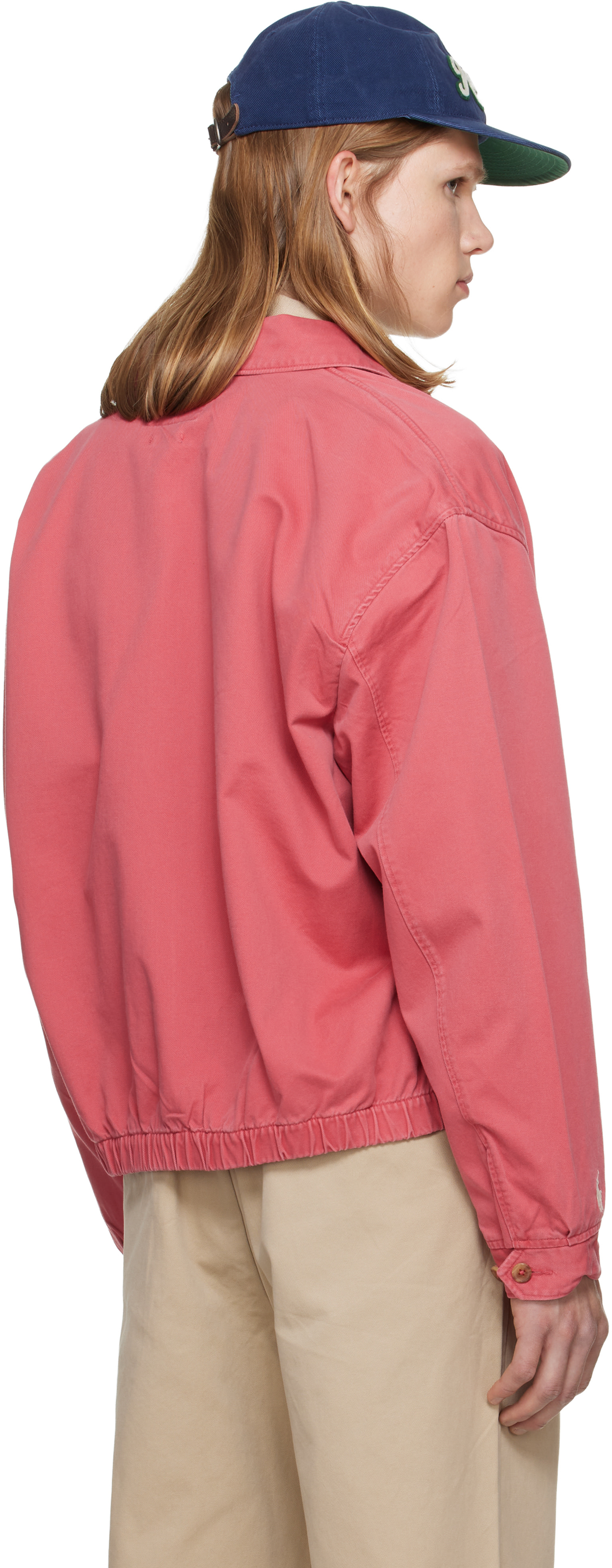 Polo Ralph Lauren: Pink 'The Big Bayport' Jacket | SSENSE