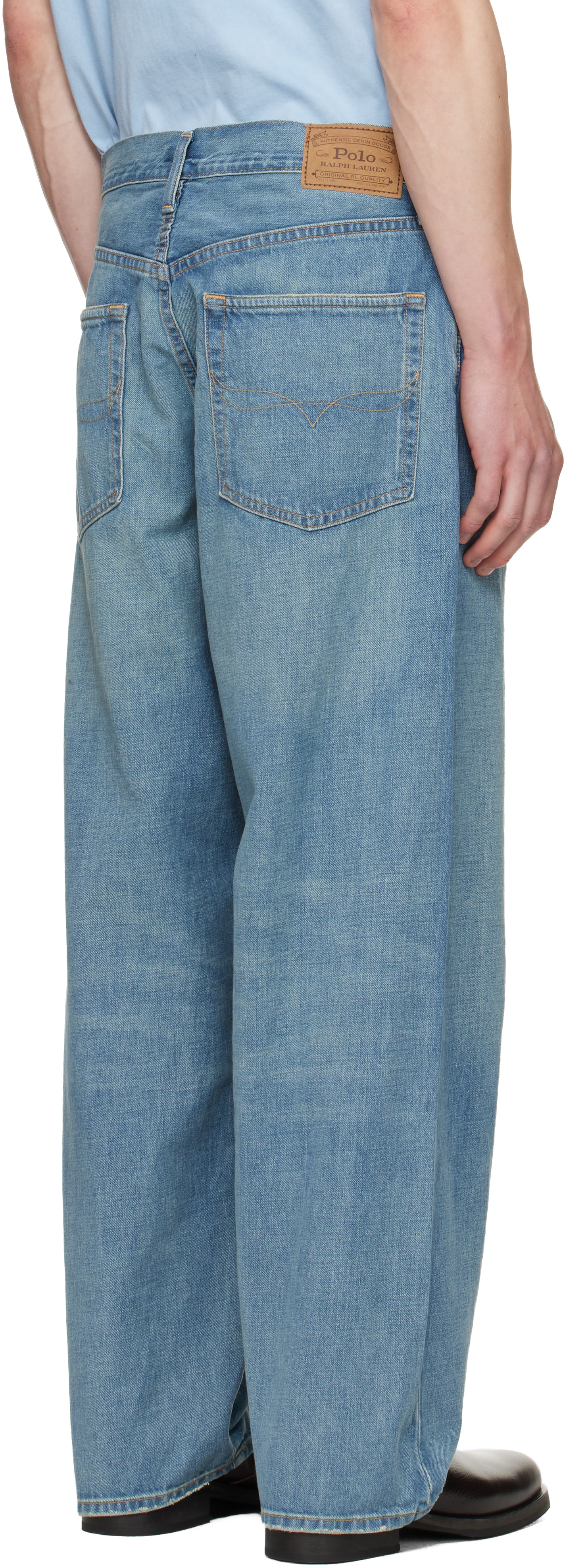 Polo Ralph Lauren: ブルー Full Length Classic ジーンズ | SSENSE 日本